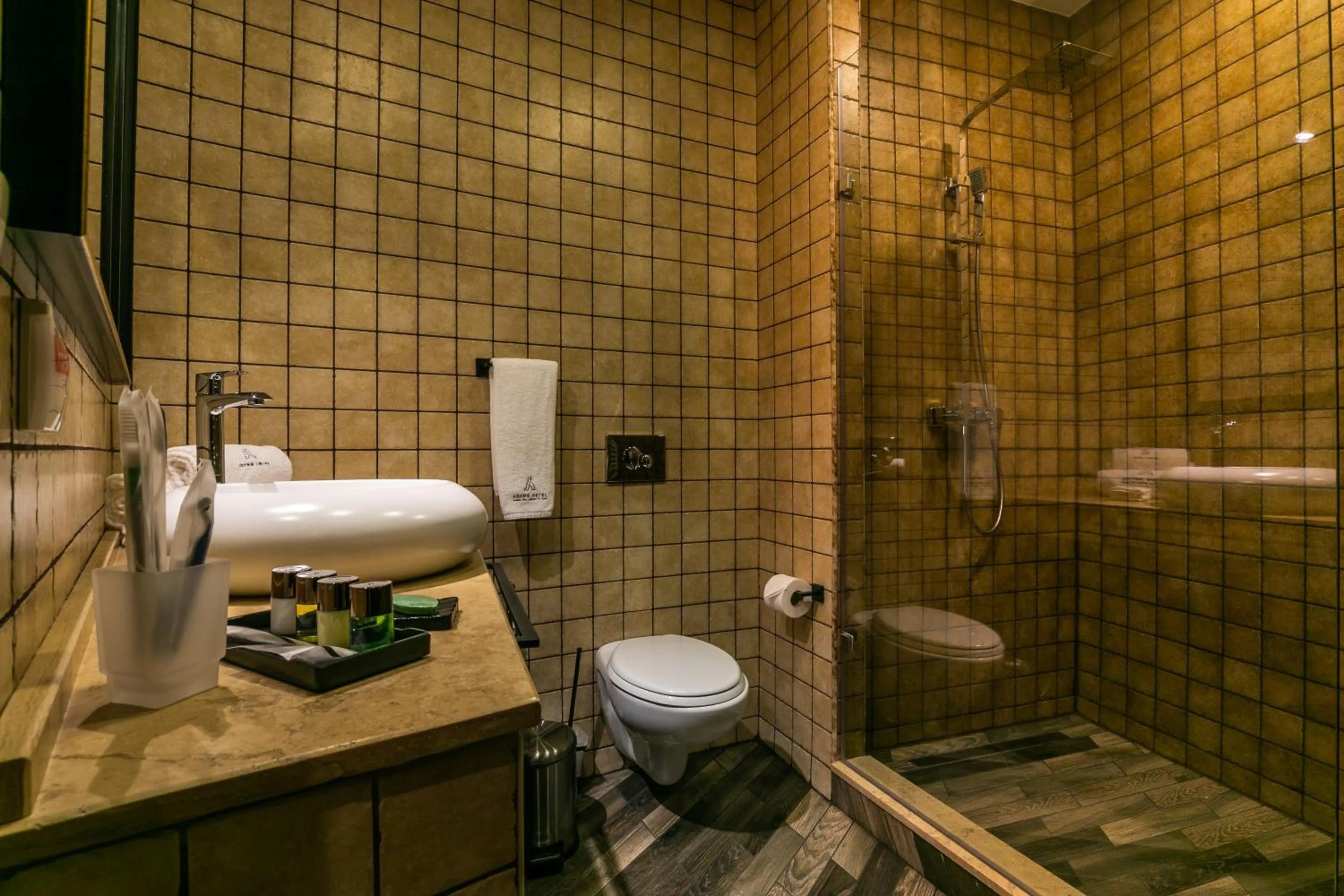 Shower in Hotel Adamo