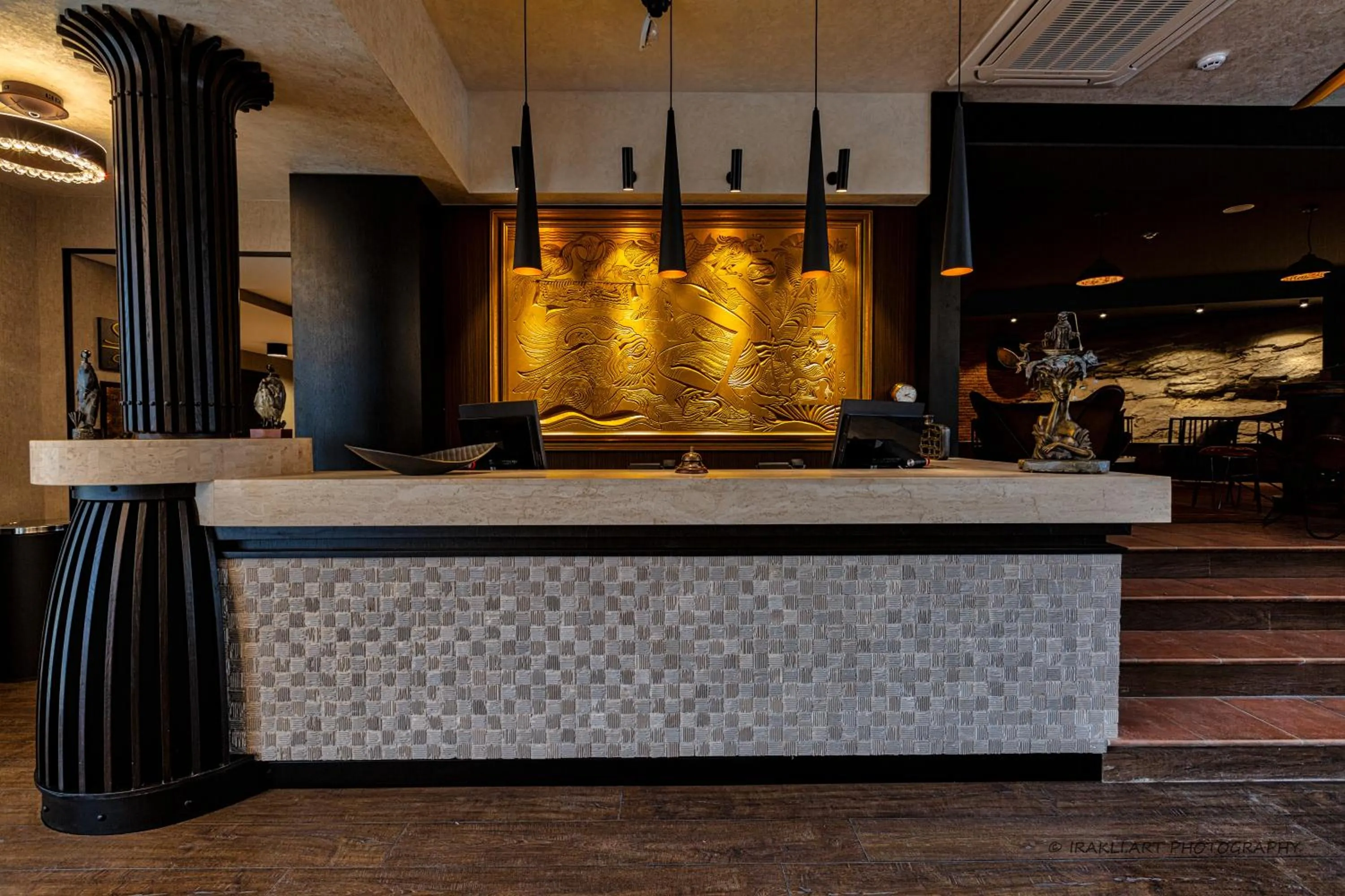 Lobby or reception in Hotel Adamo