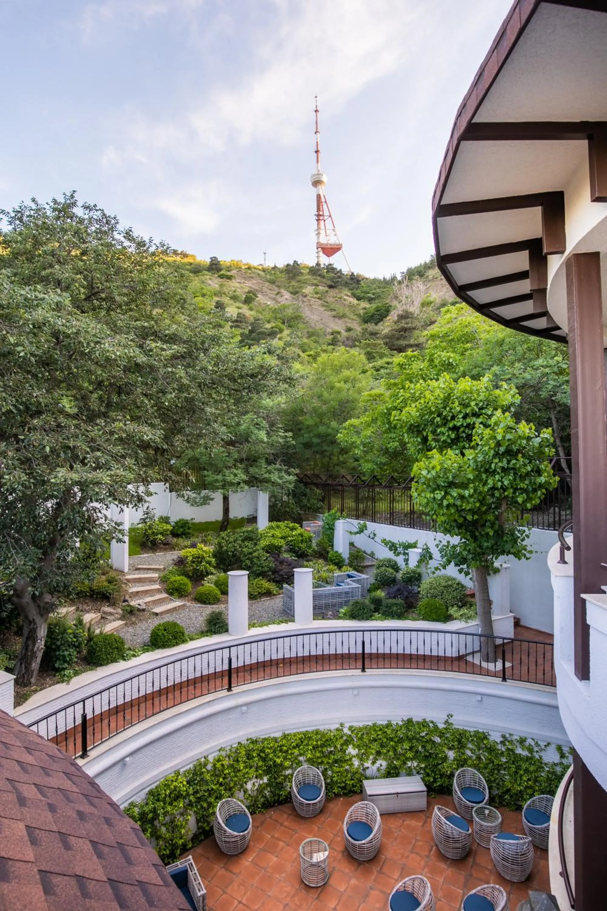 Garden view in Hotel Adamo