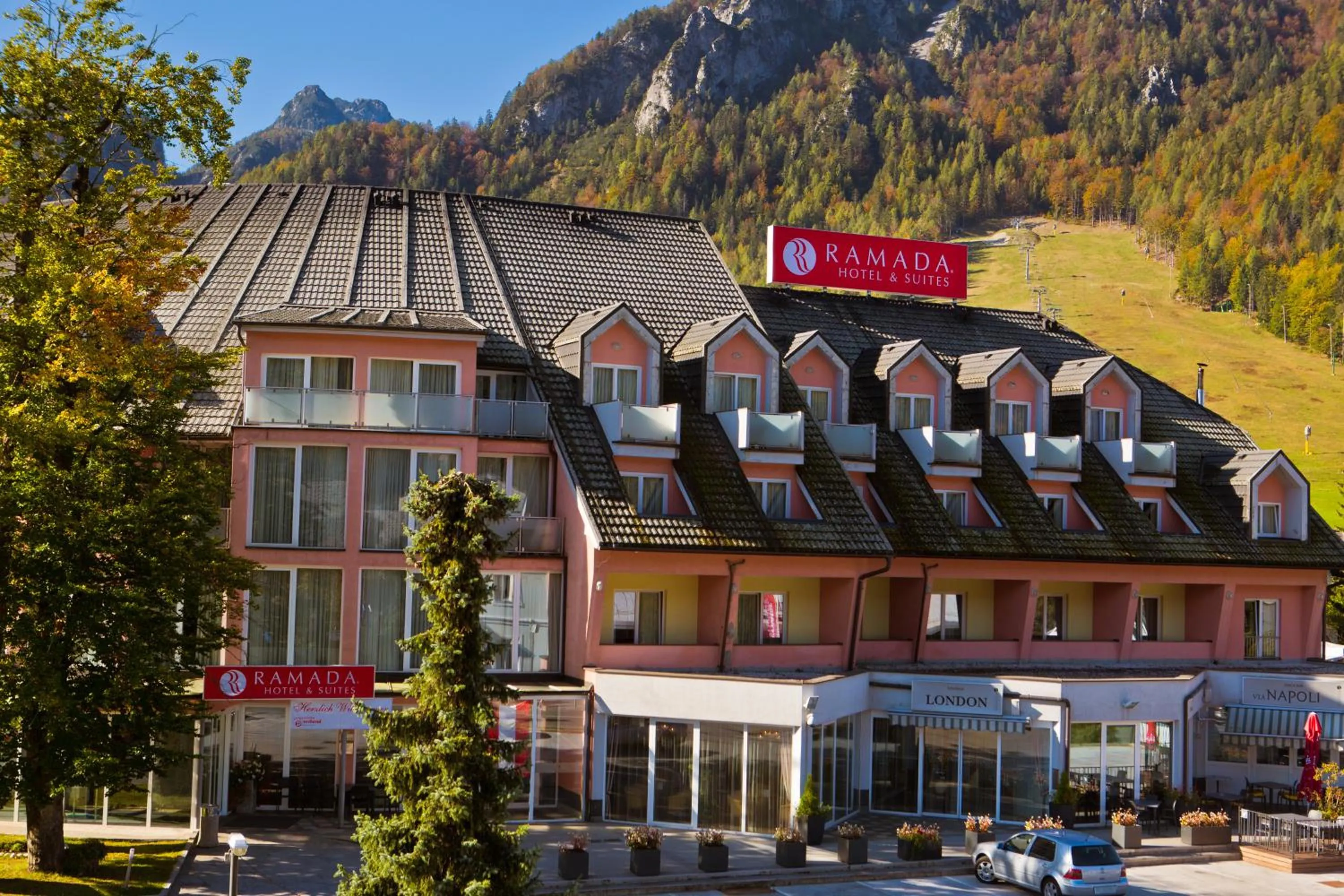 Property building in Ramada Hotel & Suites Kranjska Gora