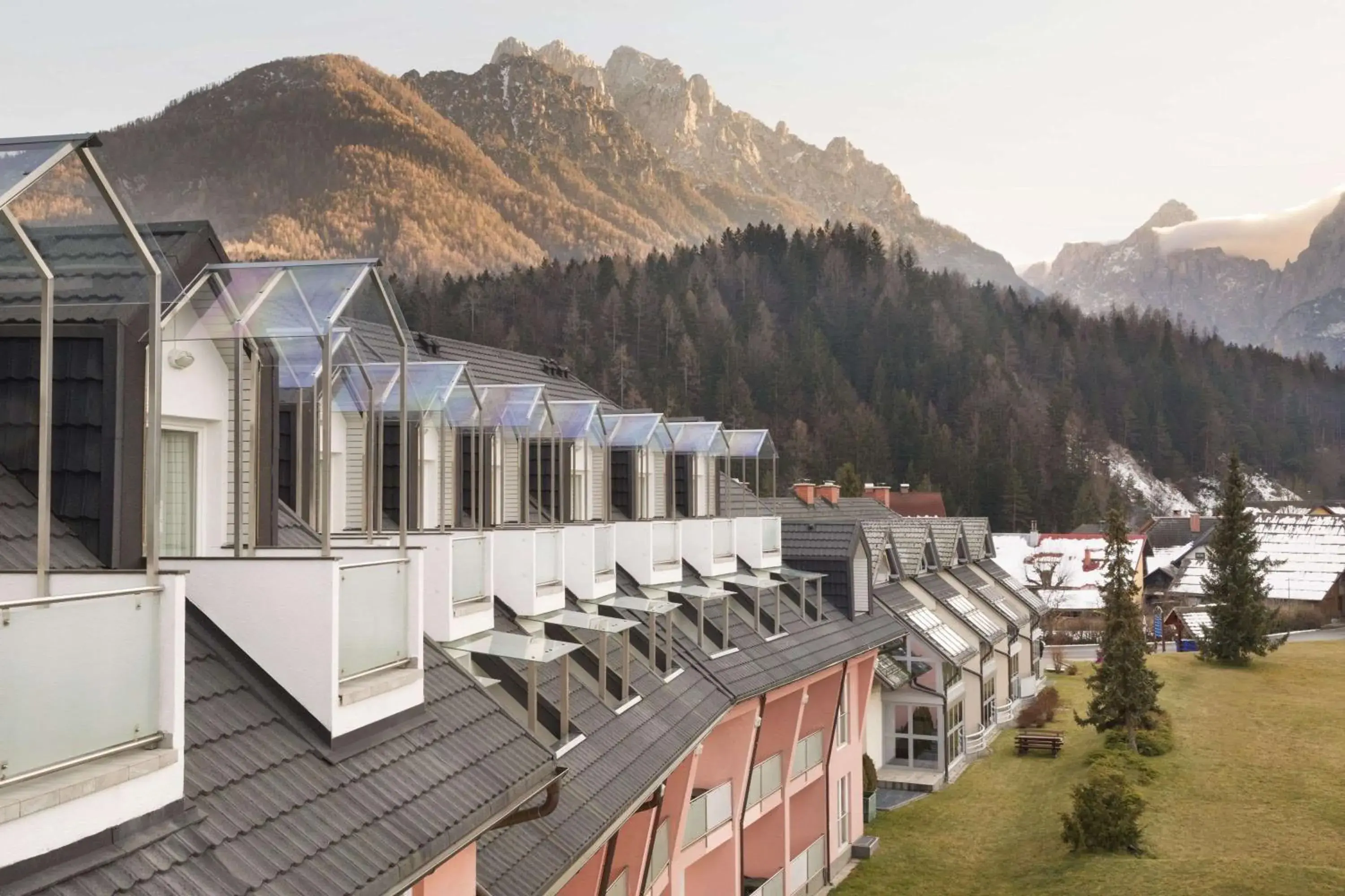 Property building in Ramada Hotel & Suites Kranjska Gora Property building in Ramada Hotel & Suites Kranjska Gora