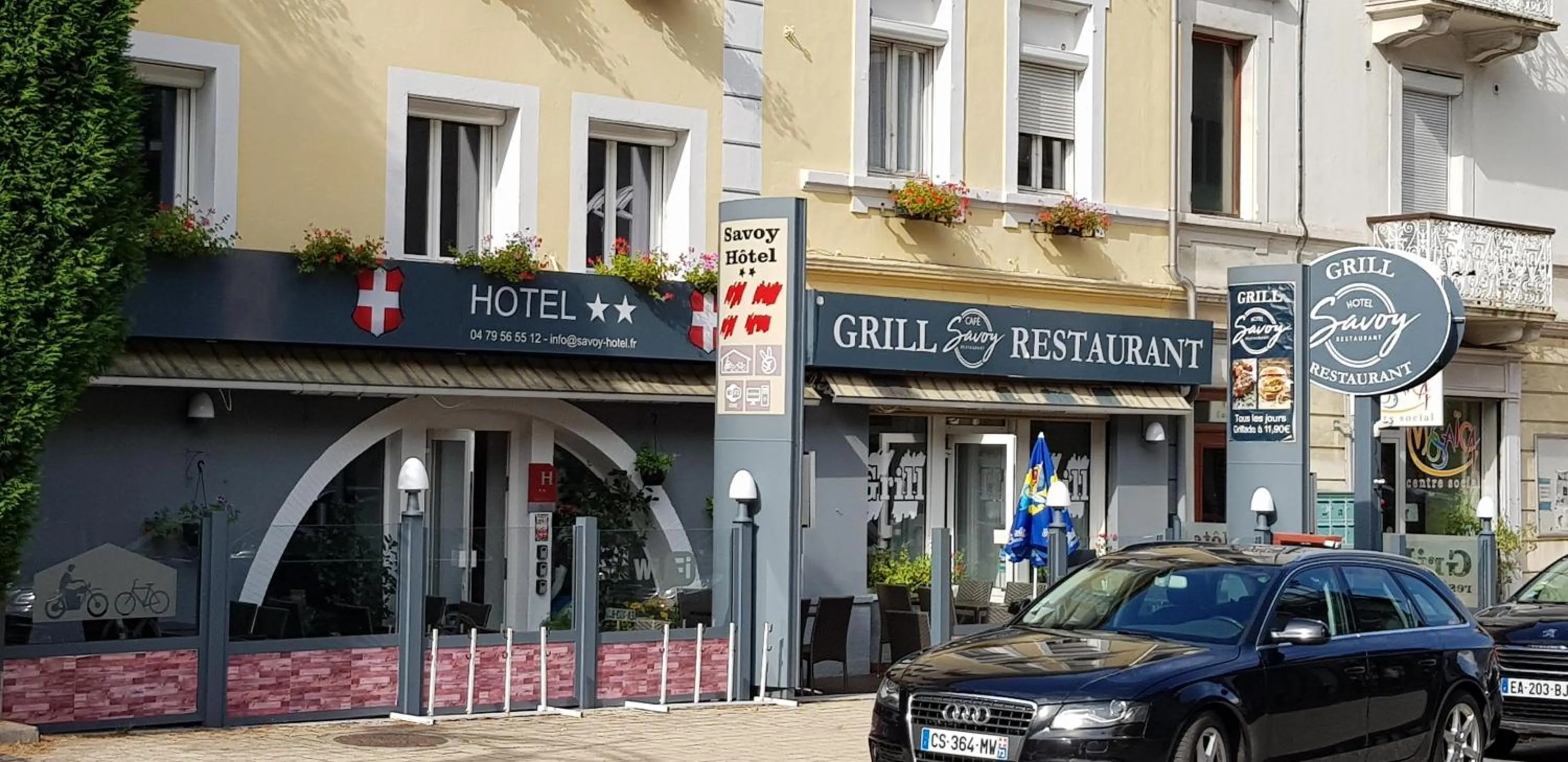 Property building in Savoy Hotel & Restaurant