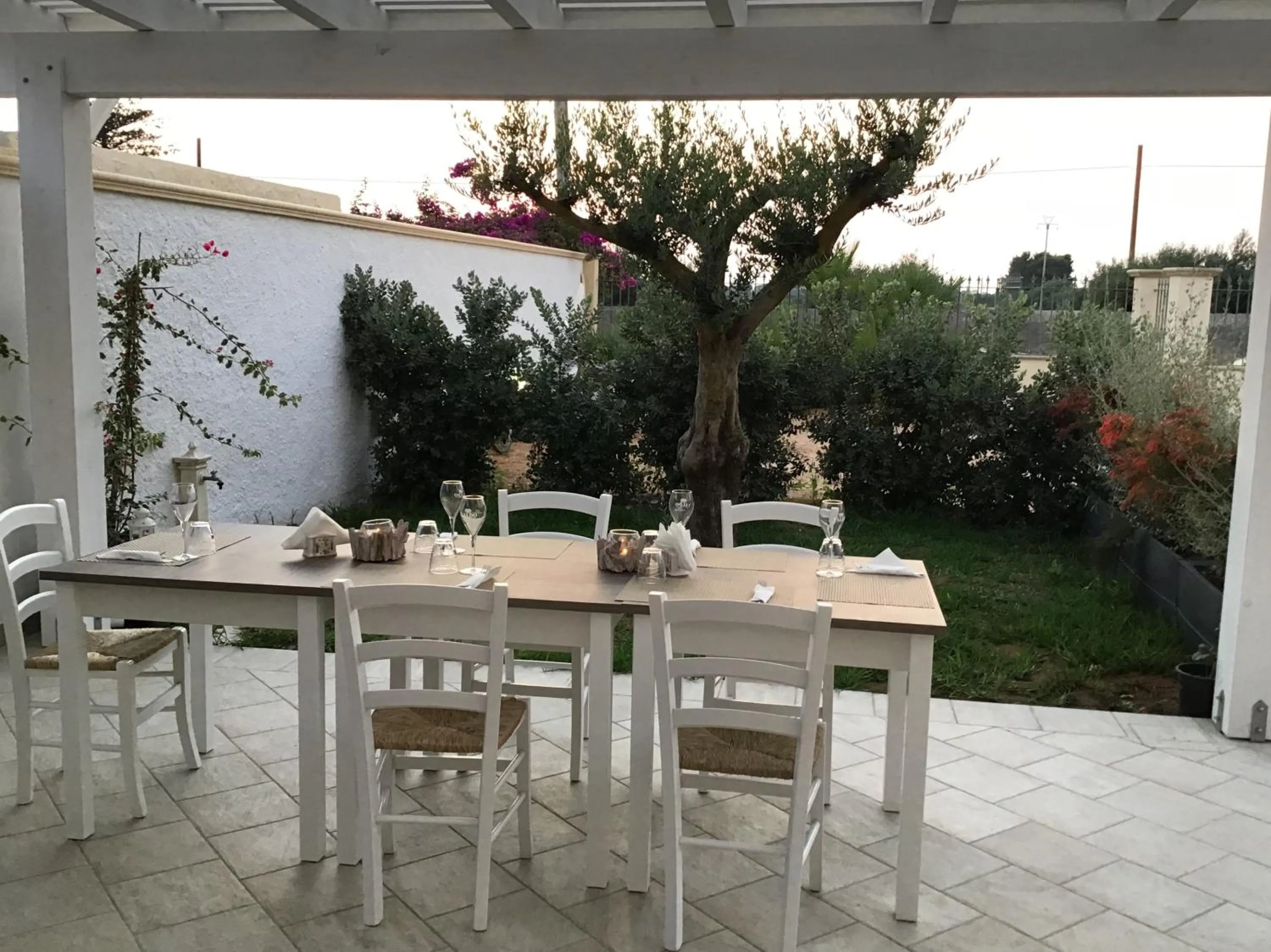 Garden view in La Rosa Dei Venti