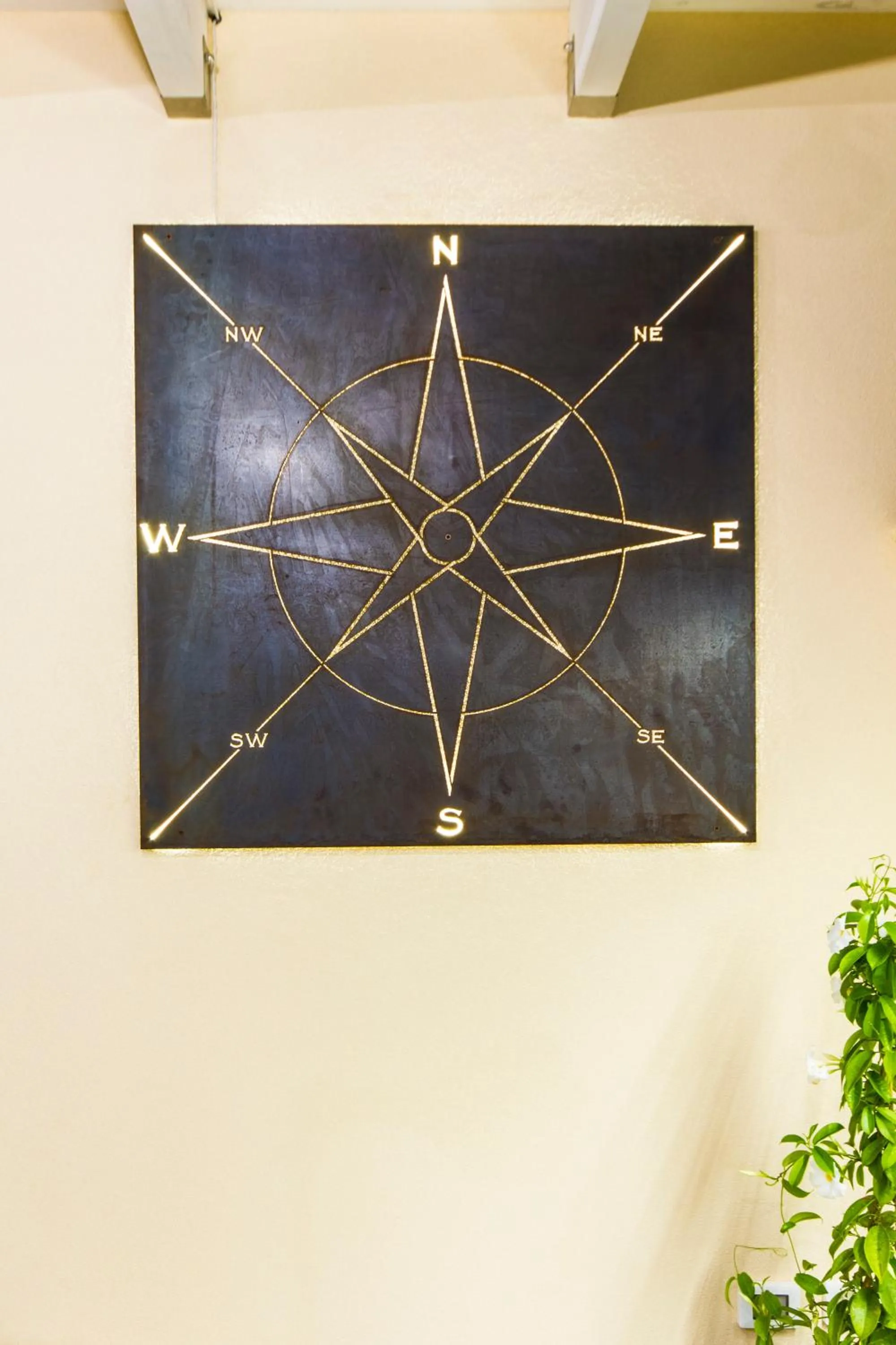 Decorative detail in La Rosa Dei Venti