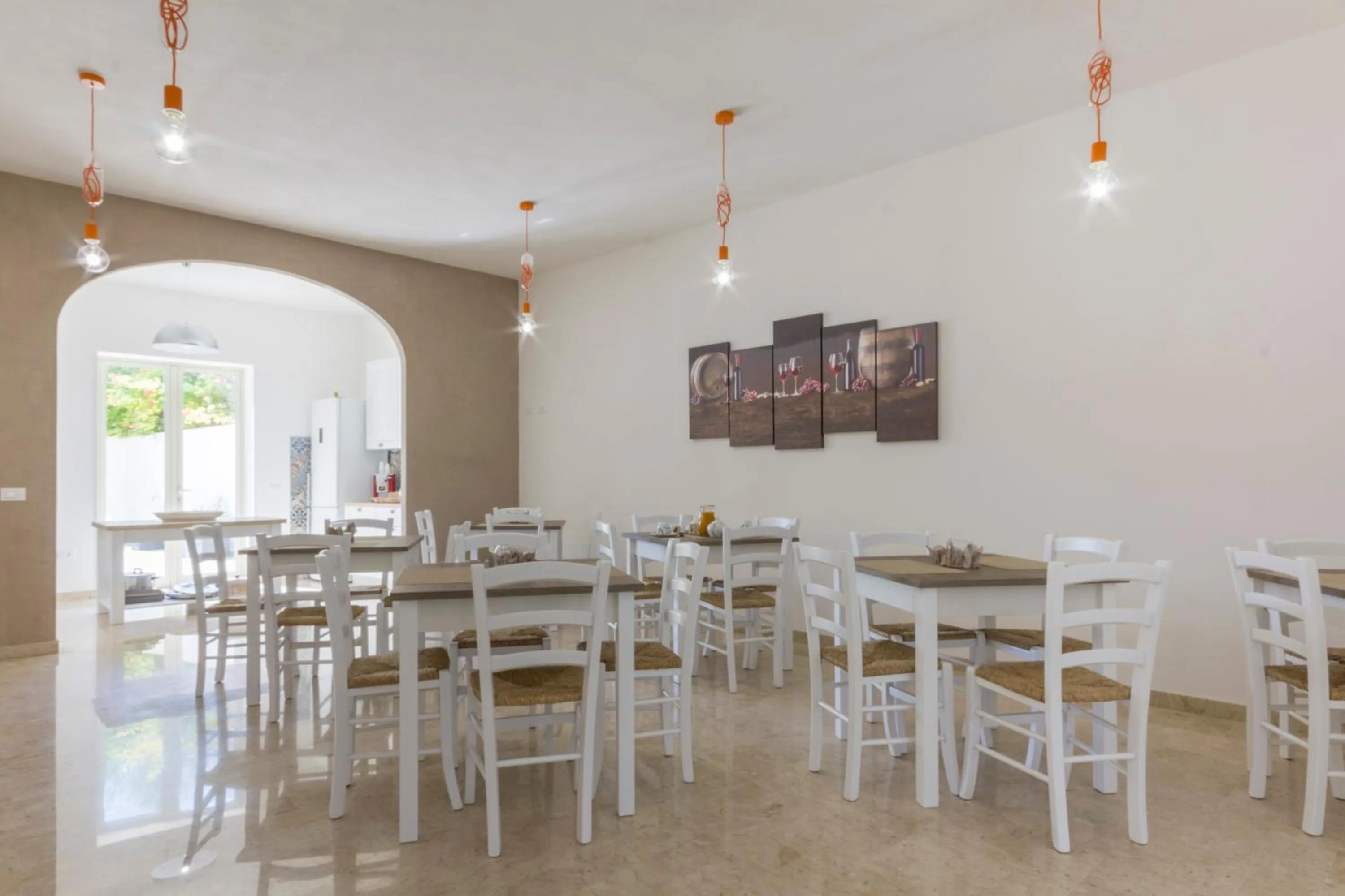 Dining area in La Rosa Dei Venti