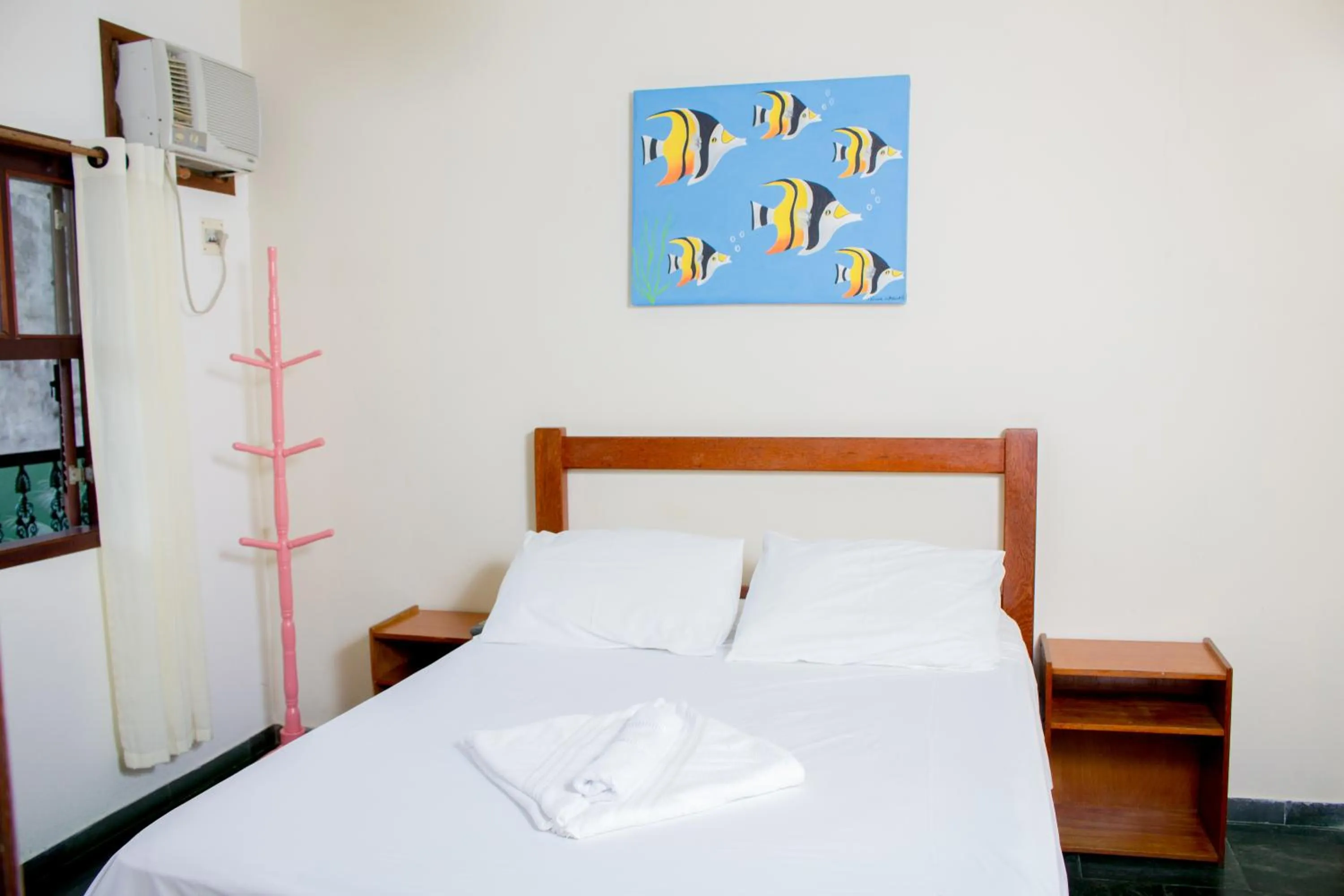 Bed in Pousada Cavalo Marinho