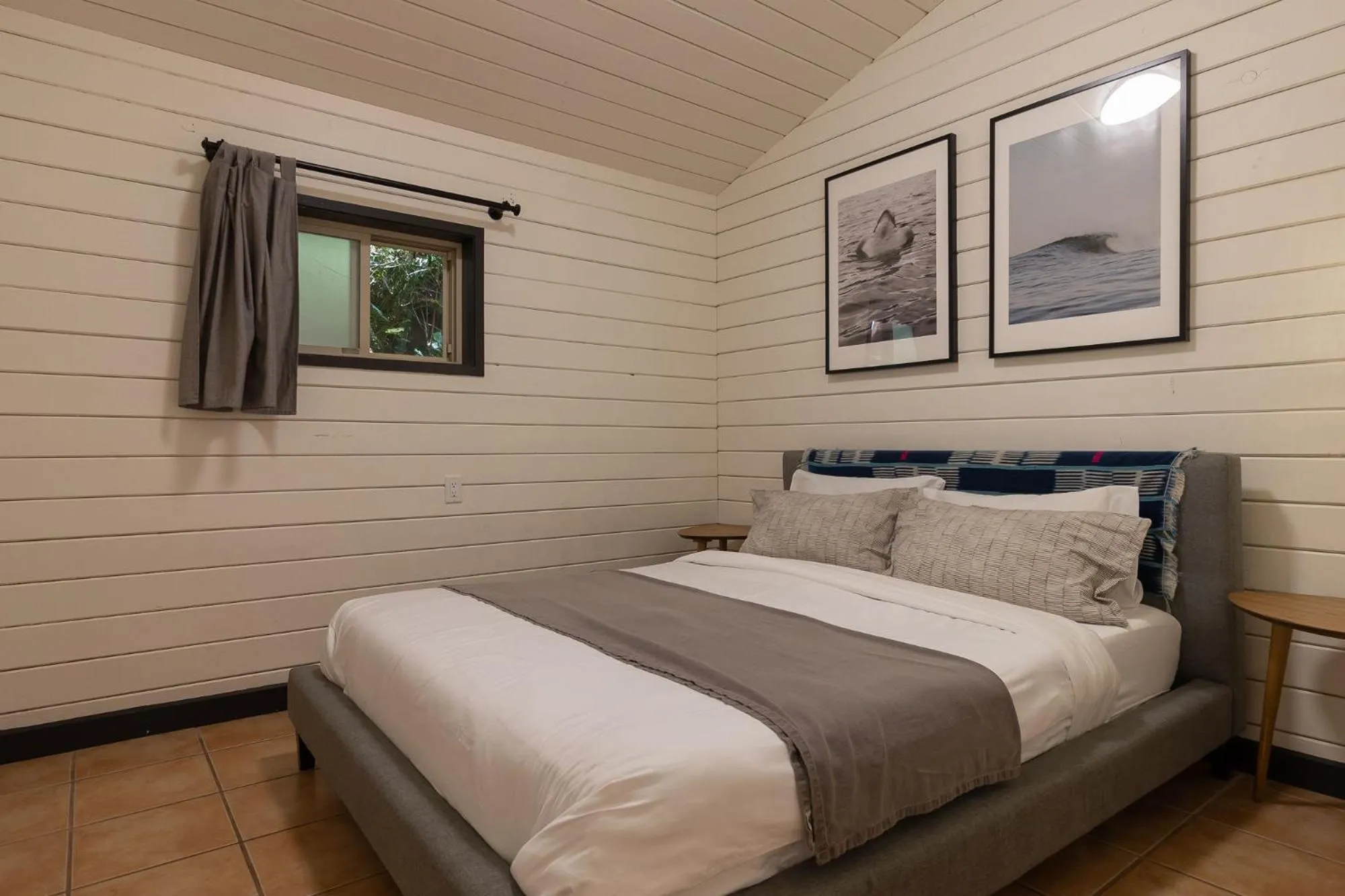 Bed in Mackenzie Beach Resort