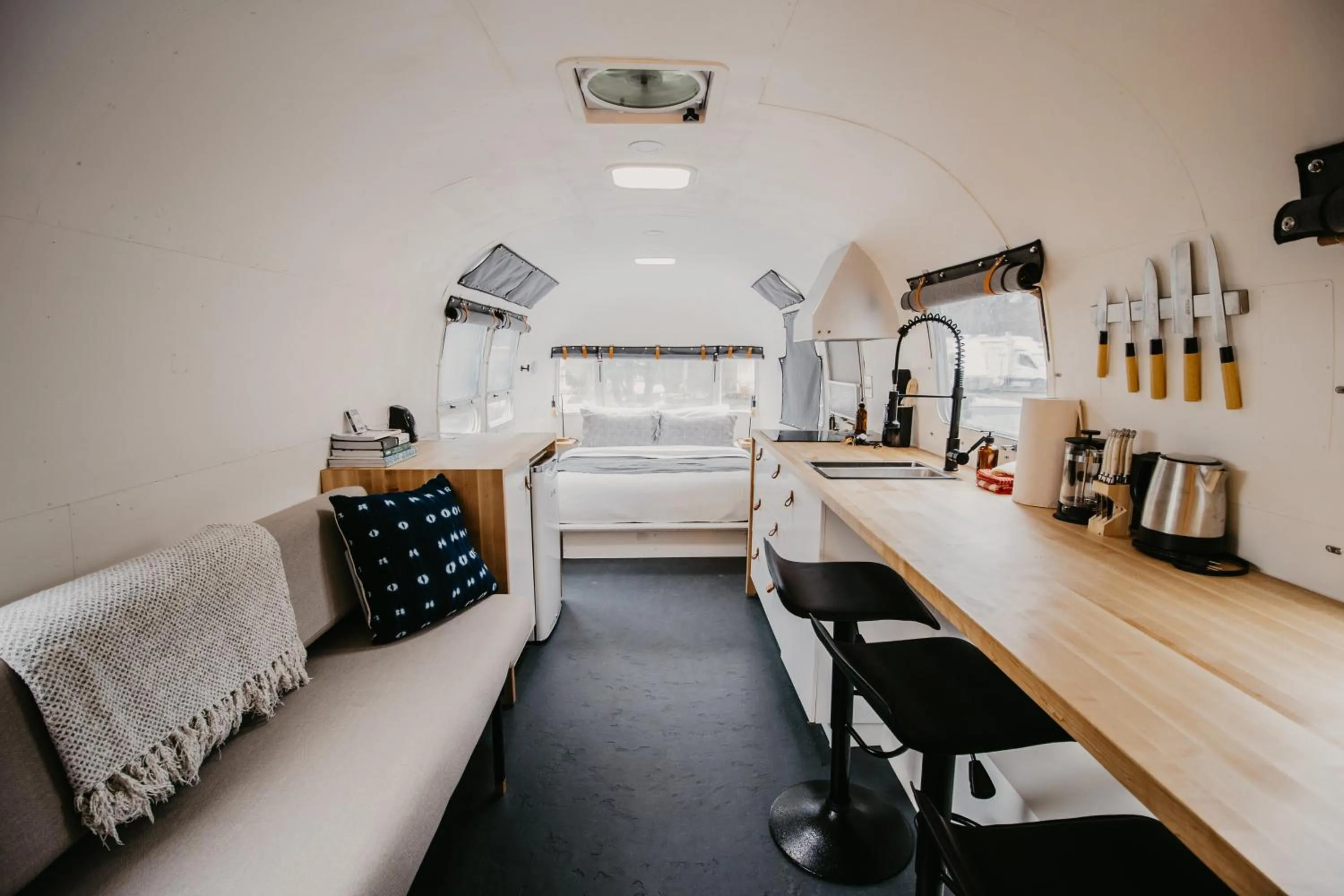 Bed in Mackenzie Beach Resort