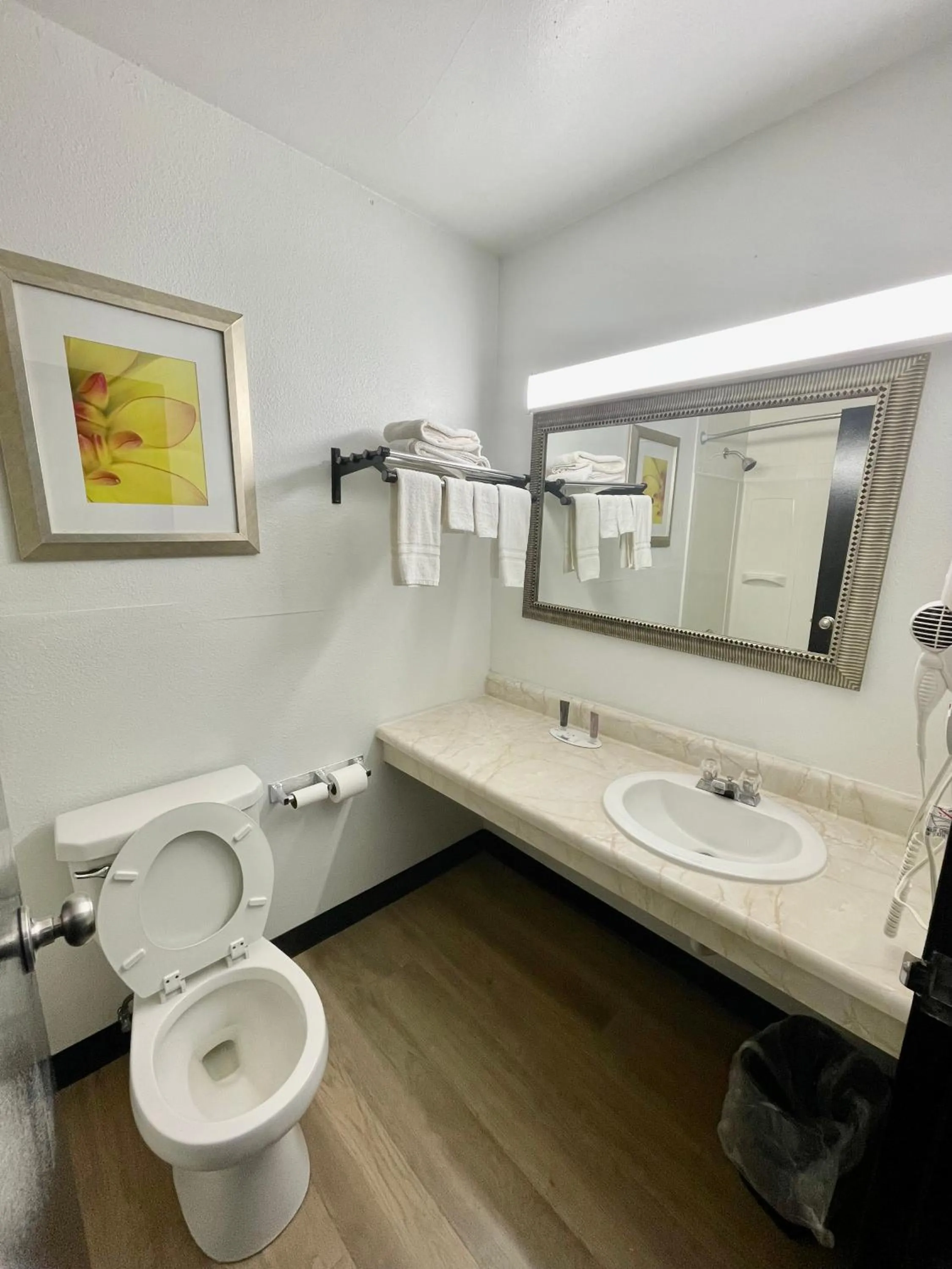 Bathroom in Days Inn by Wyndham Erie