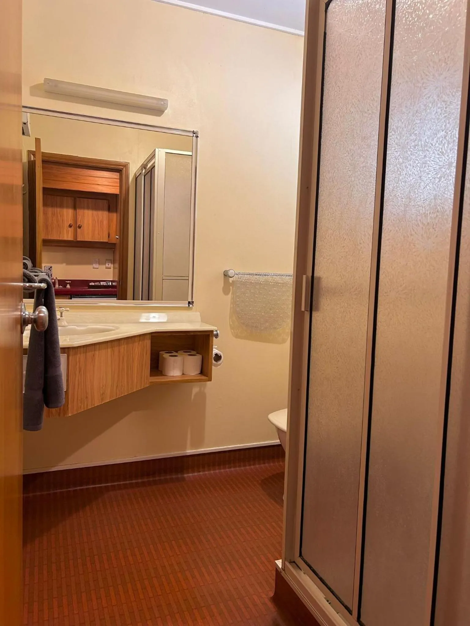 Bathroom in Masterton Motor Lodge