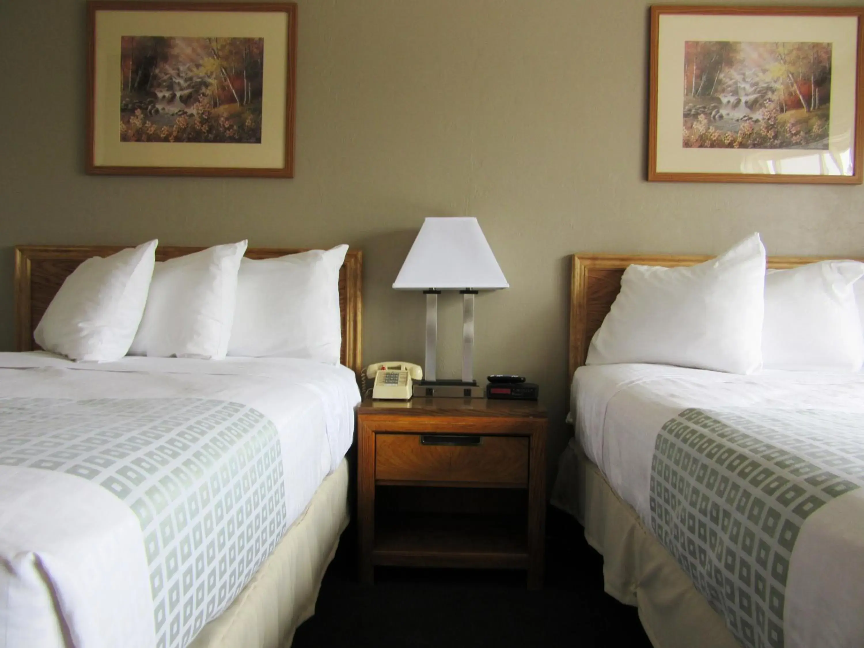 Bed in White Buffalo Hotel Bed in White Buffalo Hotel