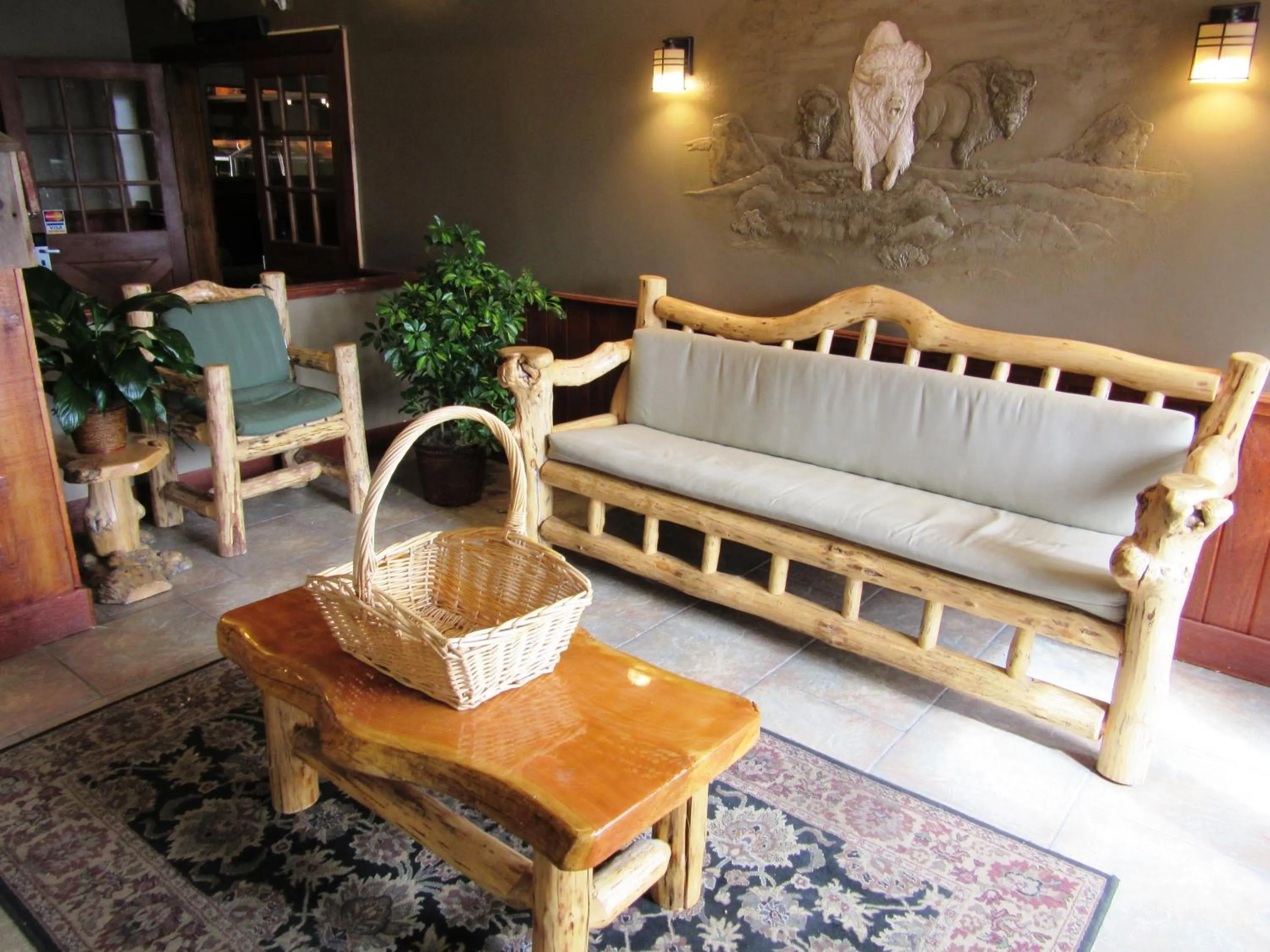 Lobby or reception in White Buffalo Hotel