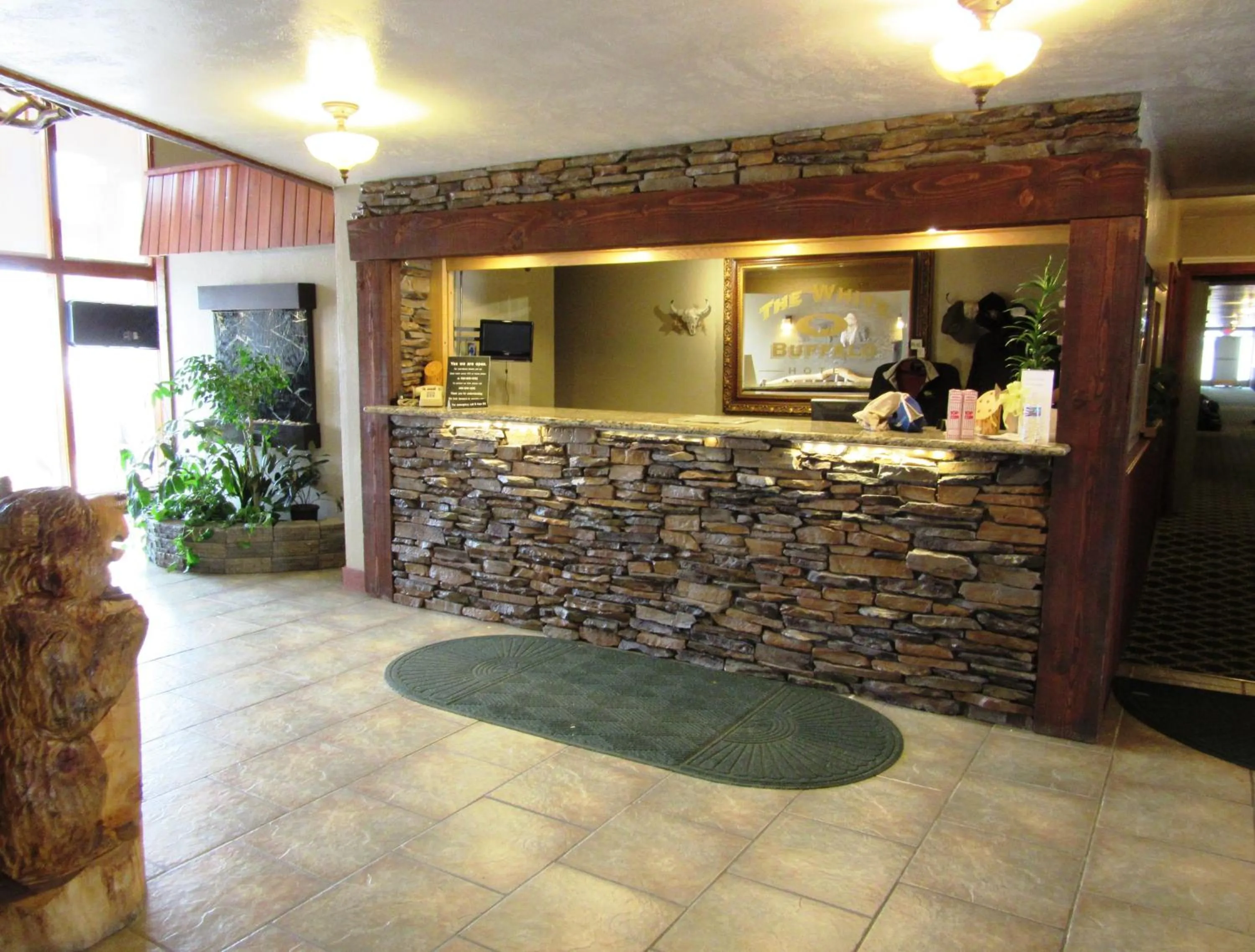 Lobby or reception in White Buffalo Hotel