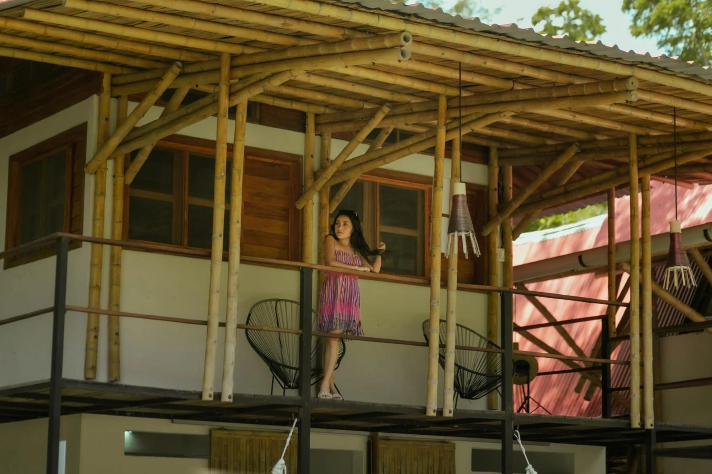 Balcony/Terrace in Cabañas Kin Balam Palenque