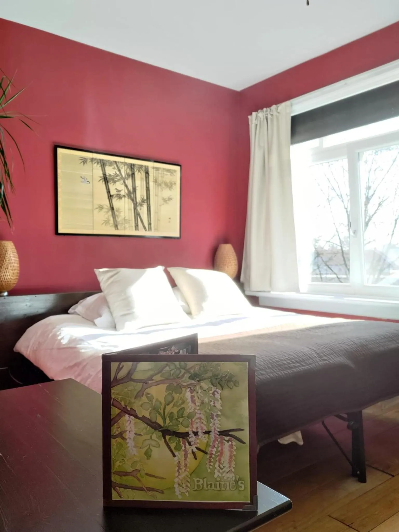 Bed in Blaine's: A B&B and private dining....