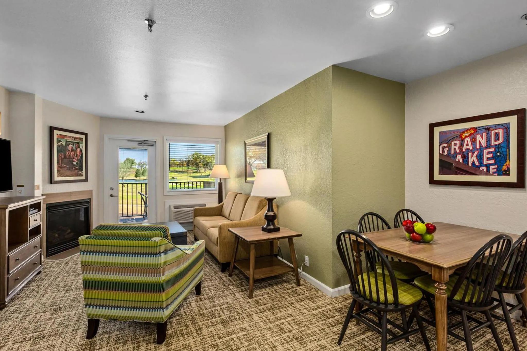 Living room in WorldMark Grand Lake