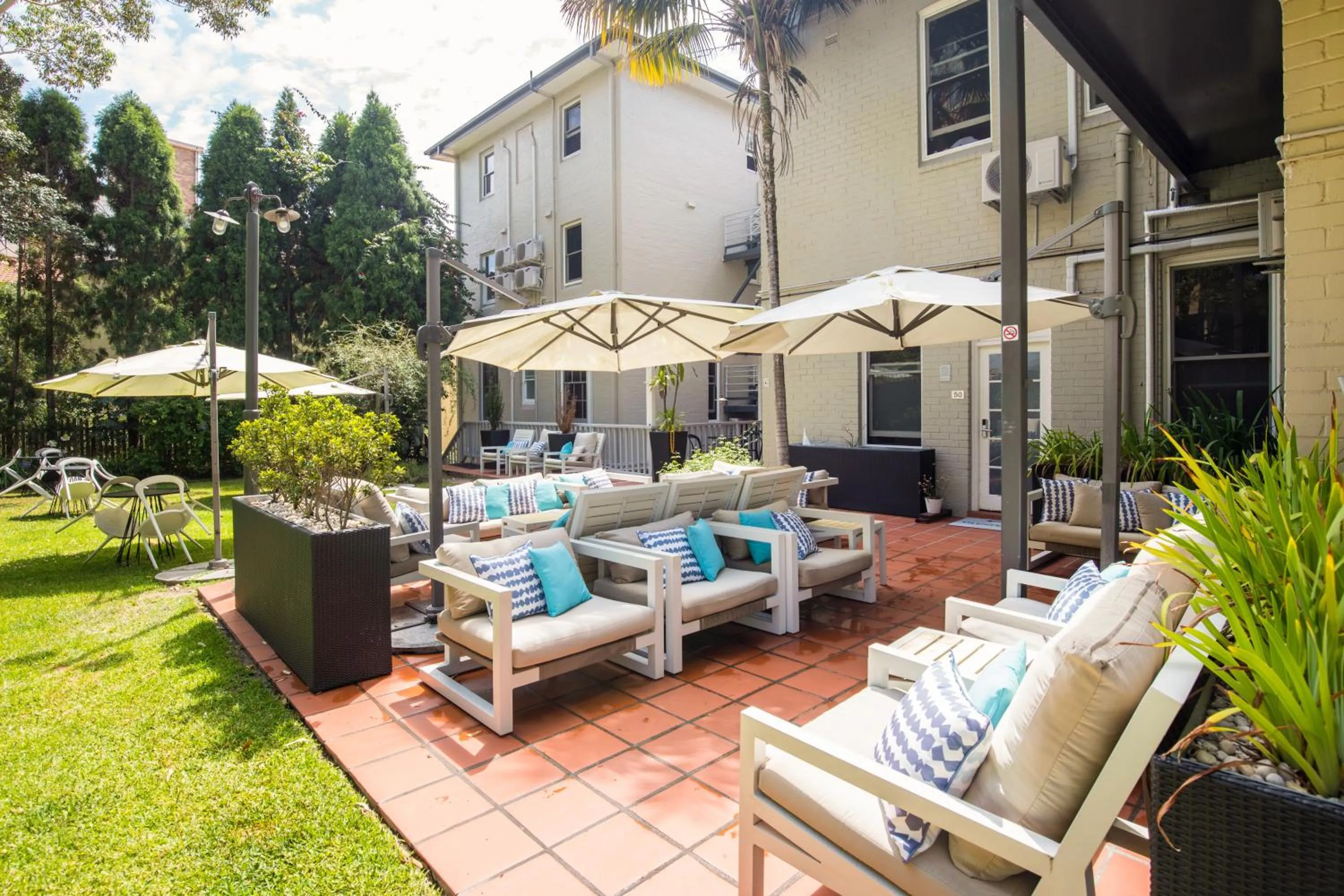 Patio in Glenferrie Lodge