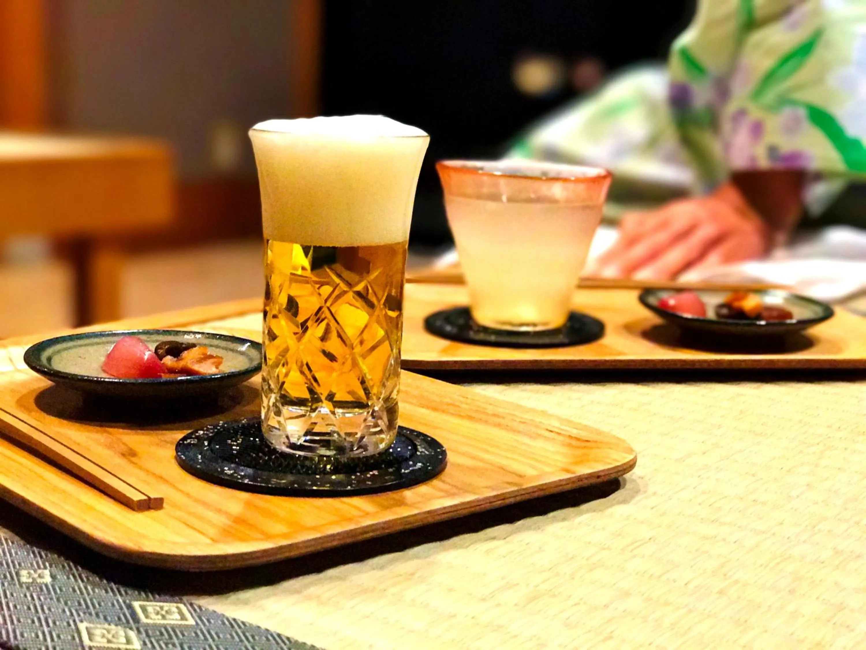 Food and drinks in Kinugawa Onsen Sanraku