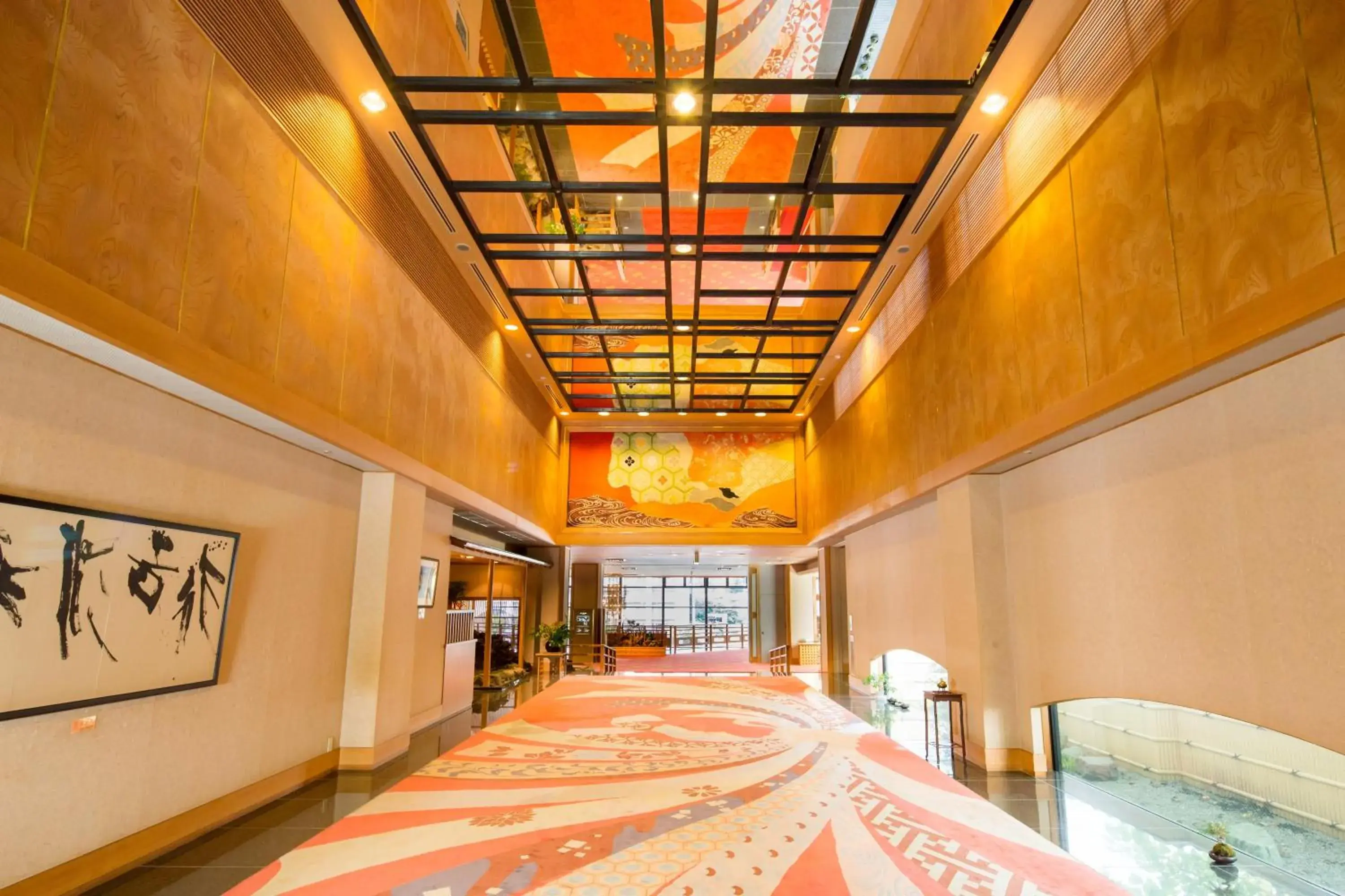 Lobby or reception in Kinugawa Onsen Sanraku Lobby or reception in Kinugawa Onsen Sanraku