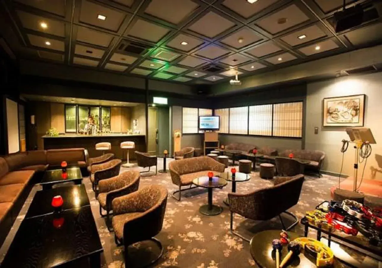 Lounge or bar in Kinugawa Onsen Sanraku Lounge or bar in Kinugawa Onsen Sanraku