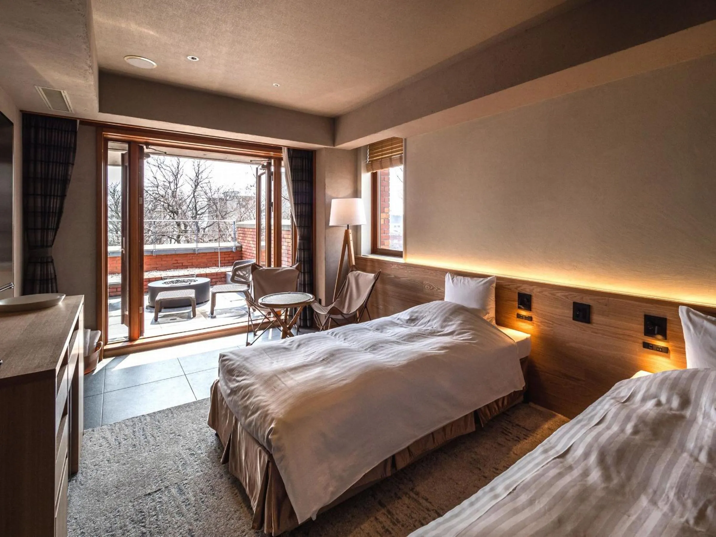 Photo of the whole room, Bed in Hokkaido Hotel