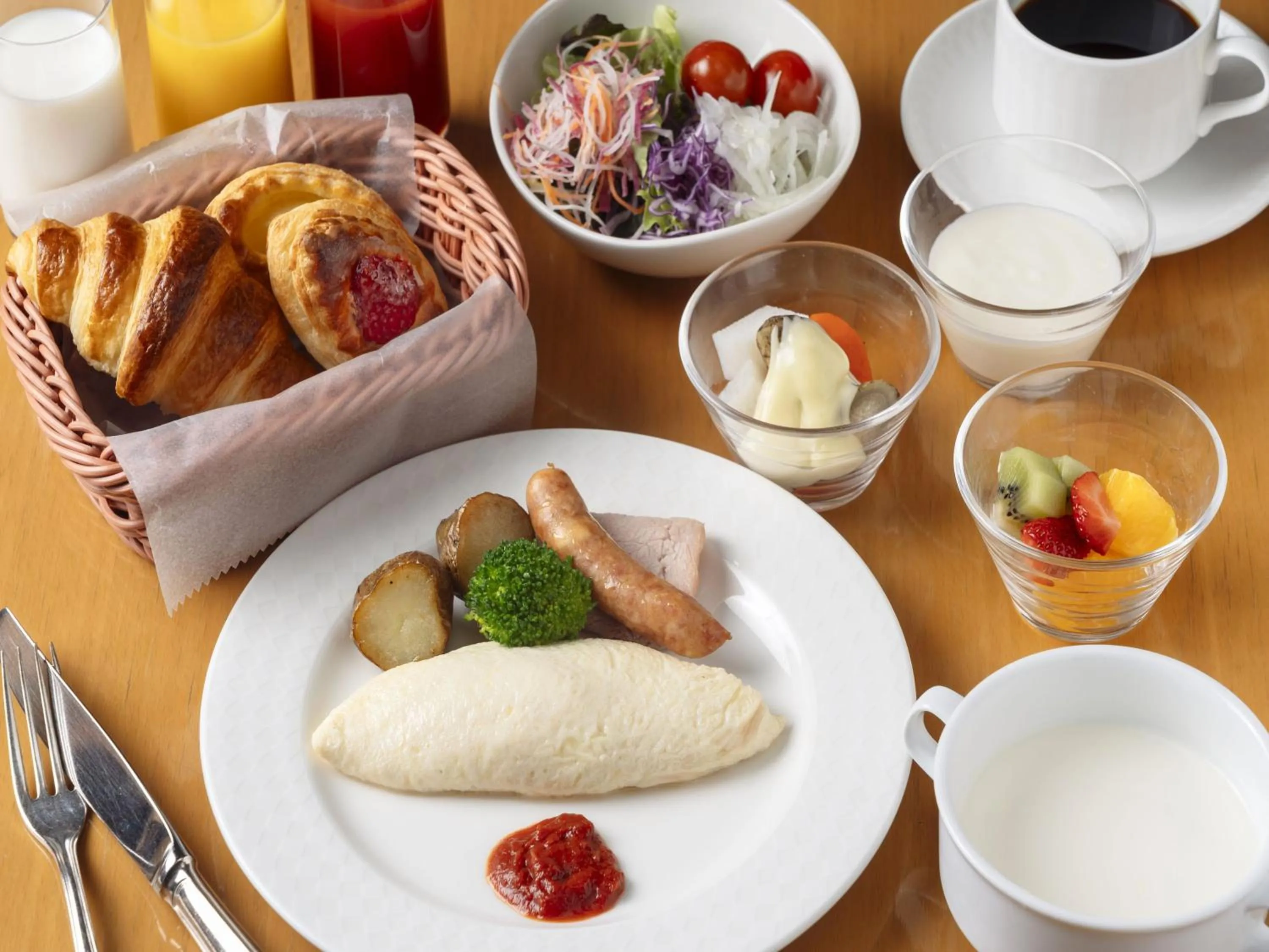 Breakfast in Hokkaido Hotel