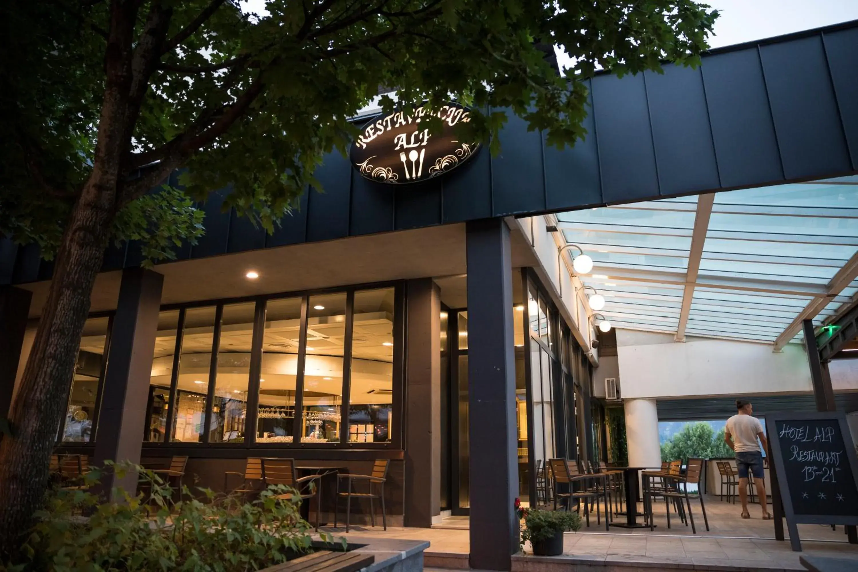 Property building in Hotel Alp Property building in Hotel Alp