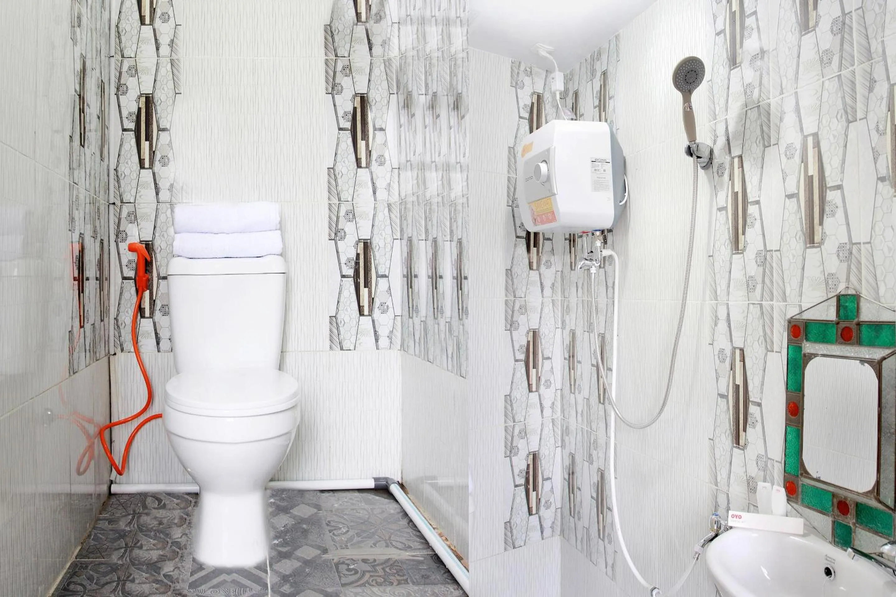 Bathroom in Hotel O GP Residence