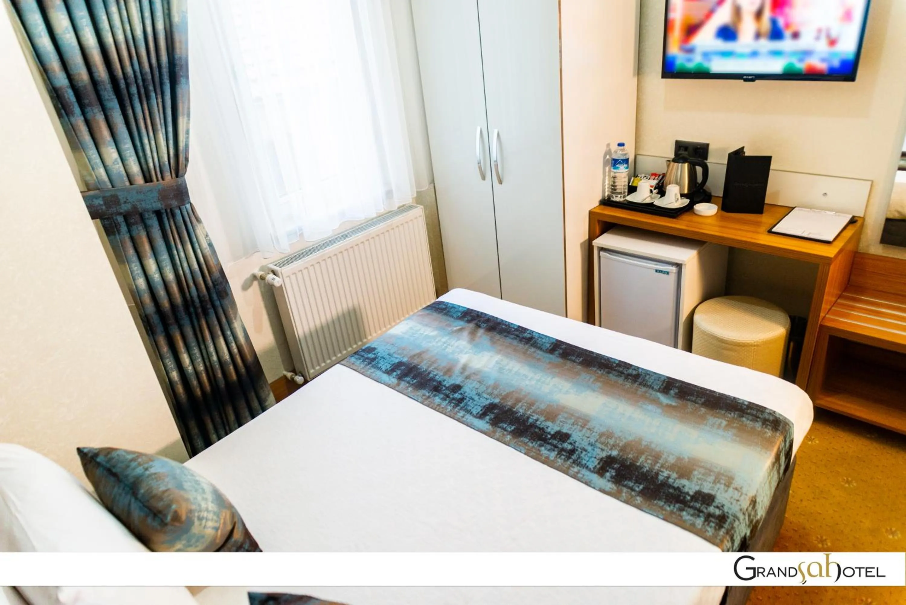 Bed in GRAND ŞAH OTEL