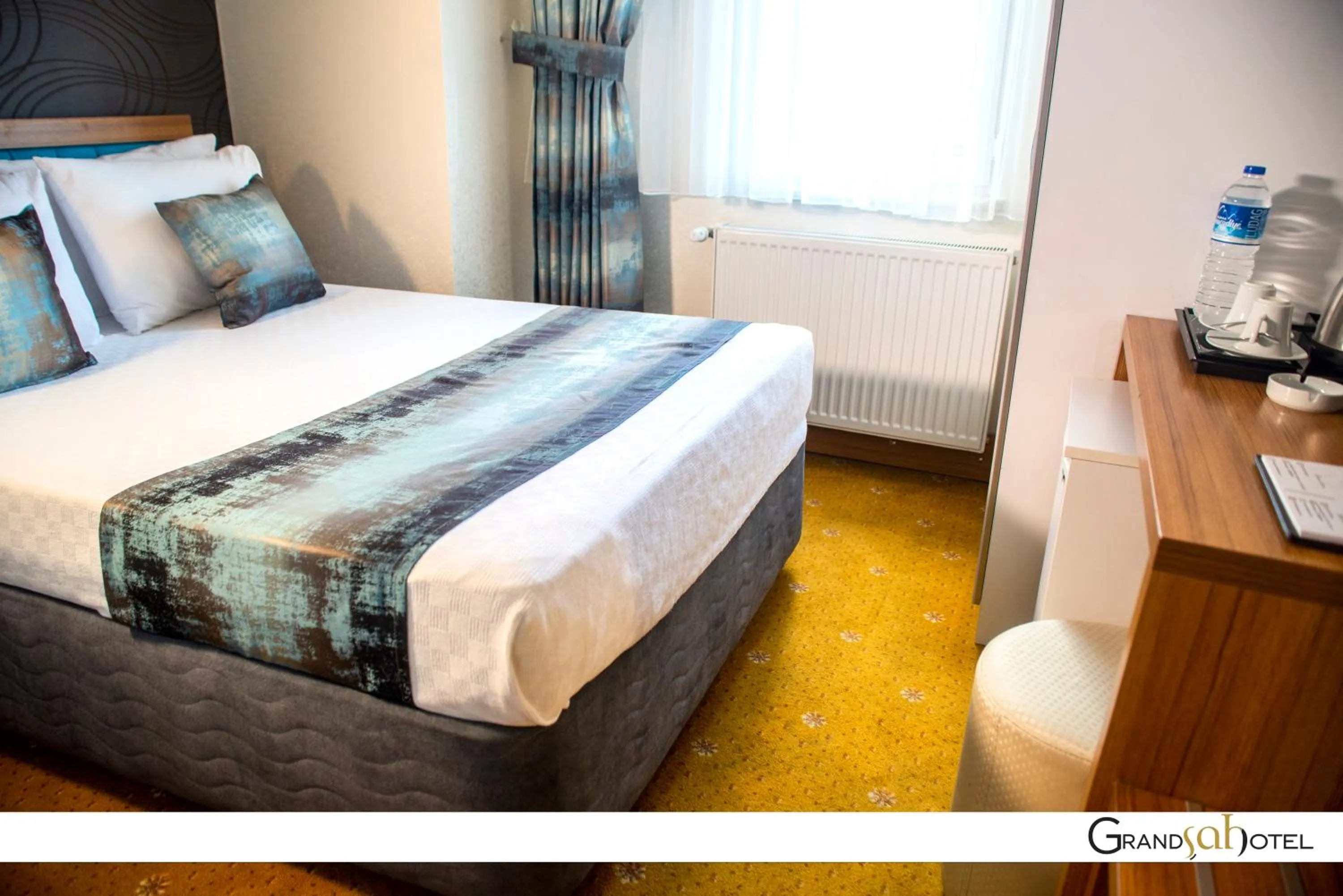 Bed in GRAND ŞAH OTEL