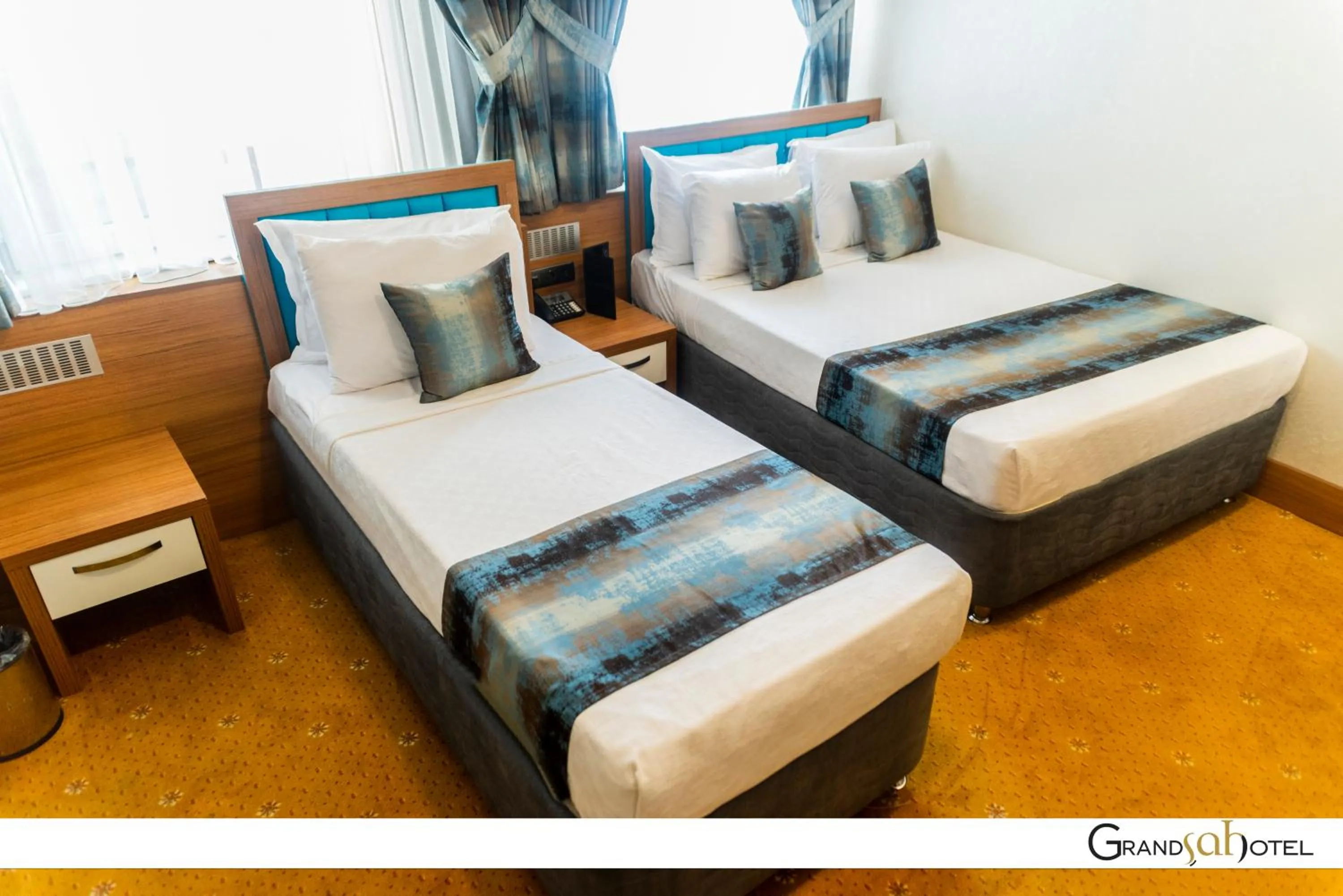 Bed in GRAND ŞAH OTEL