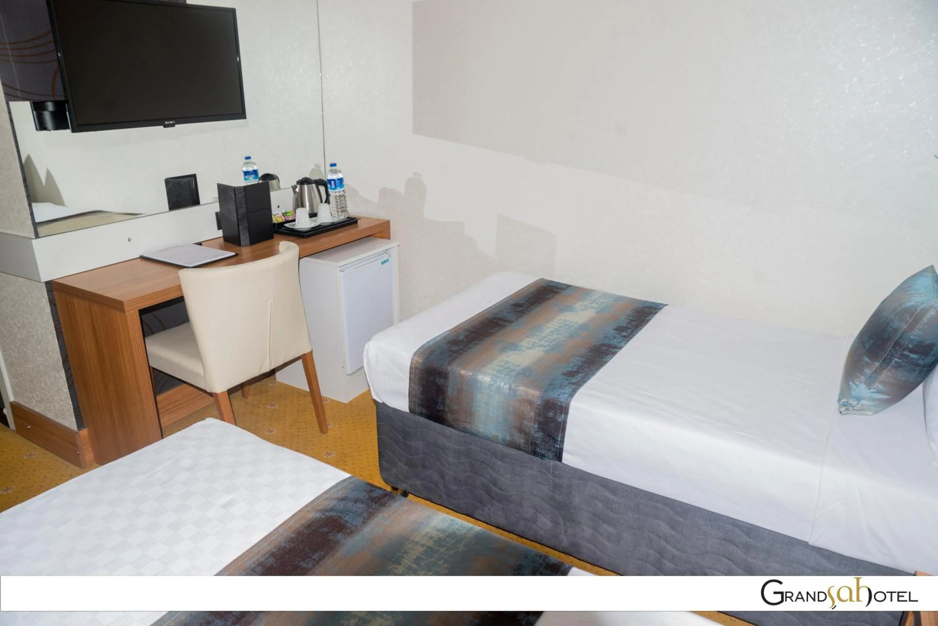 Bed in GRAND ŞAH OTEL