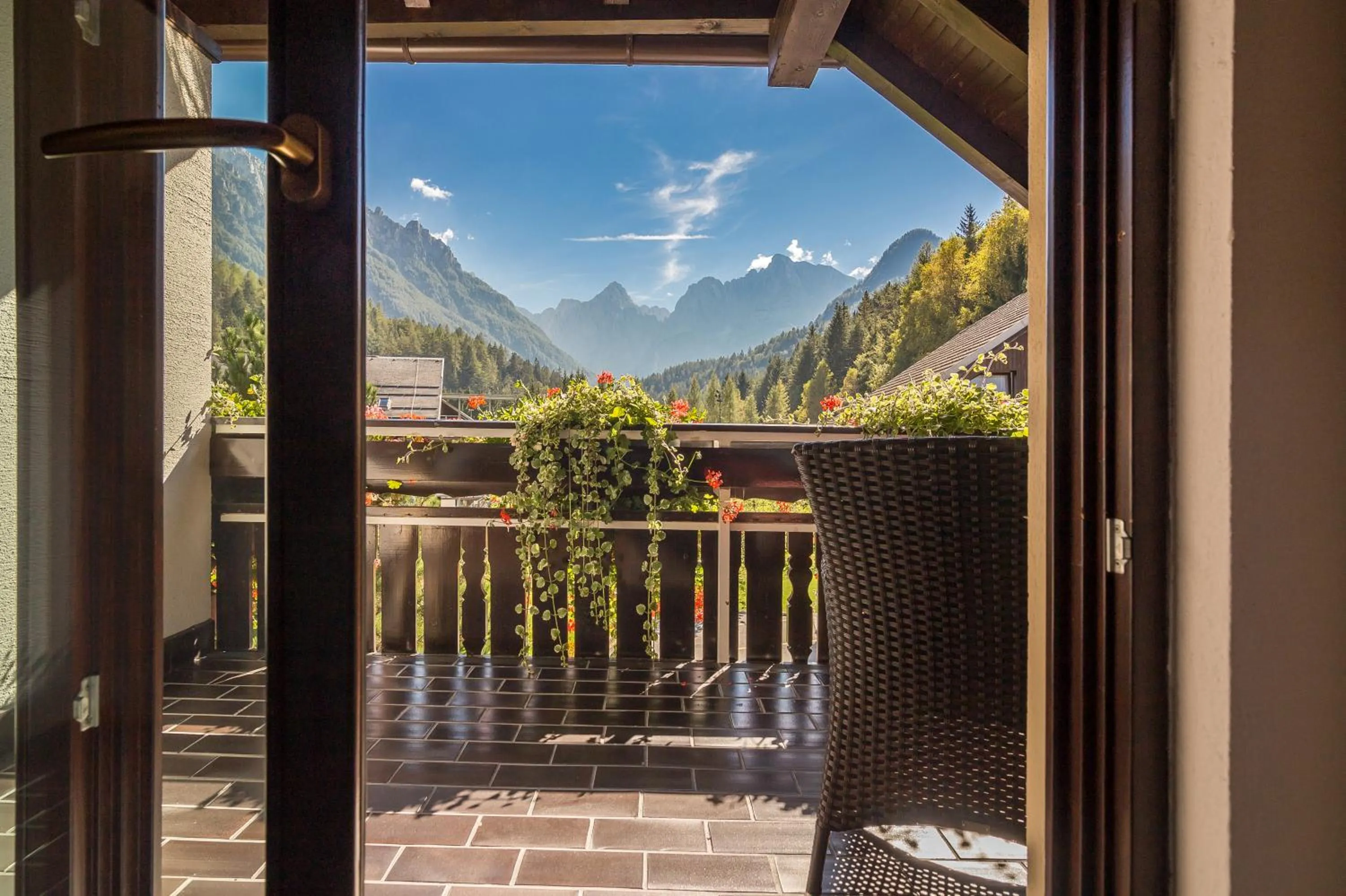 Mountain view in Garni Hotel Miklič