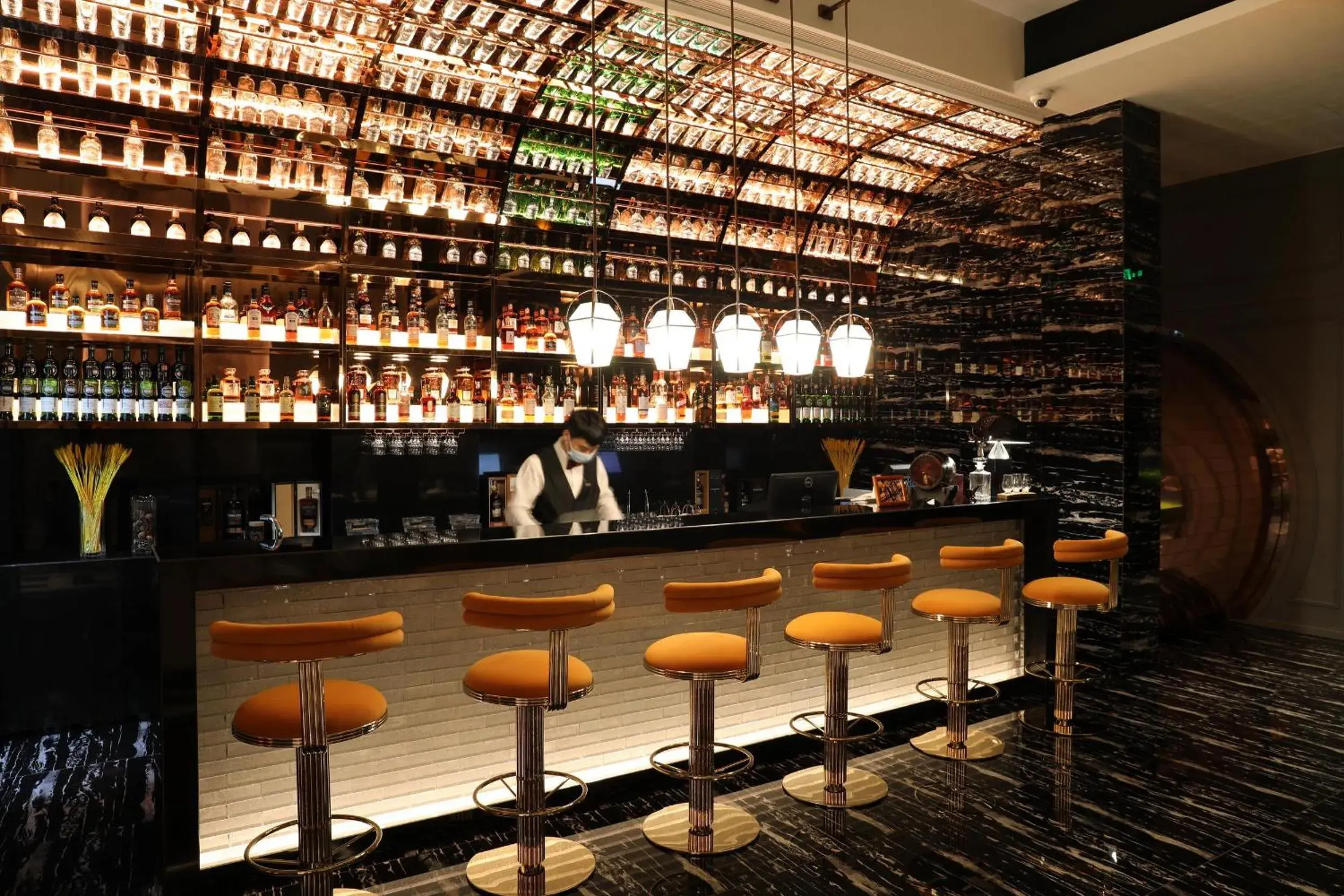 Lounge or bar in Swiss Grand Xiamen-Harbour View Lounge or bar in Swiss Grand Xiamen-Harbour View