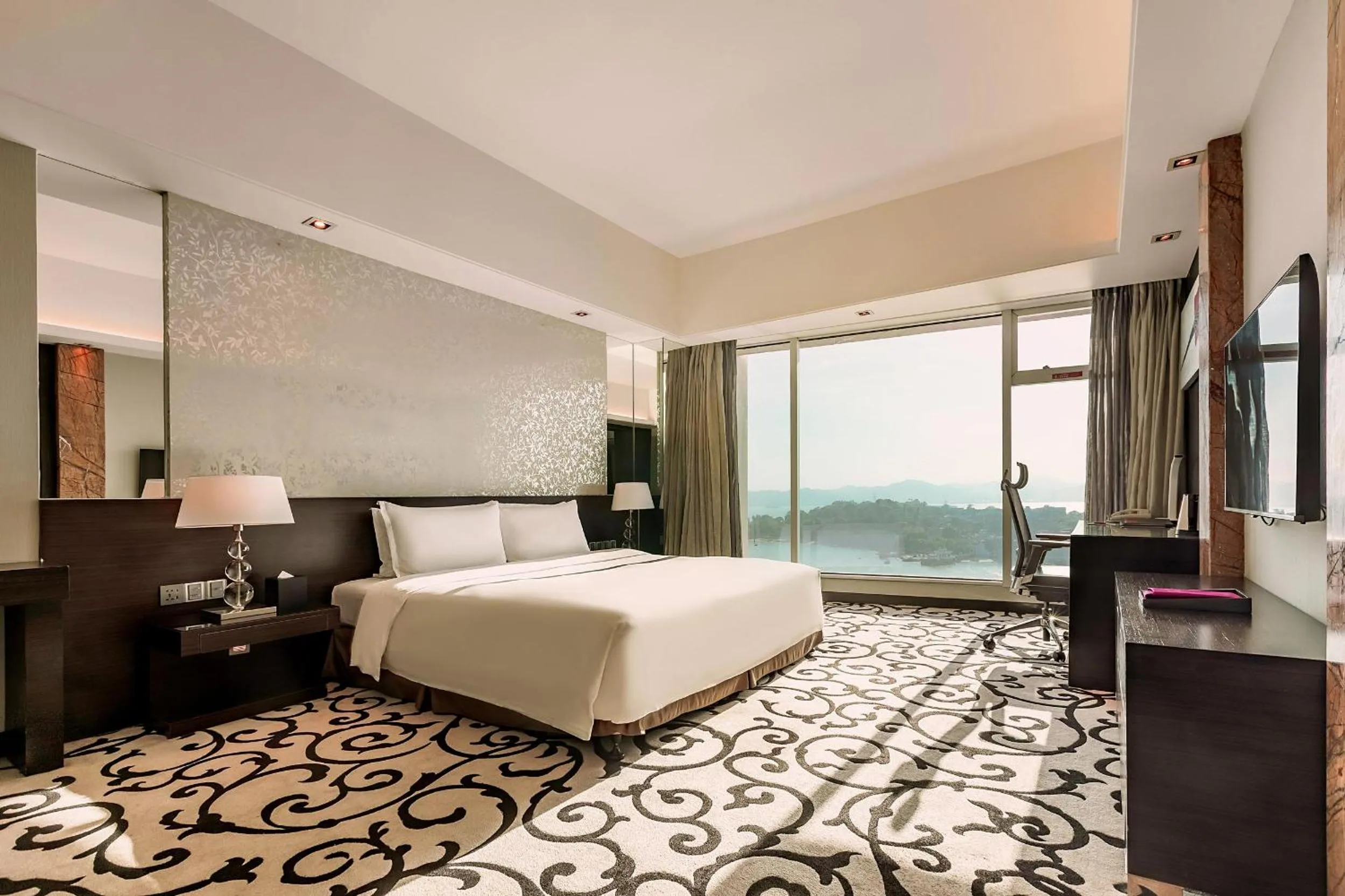 Bedroom, Bed in Swiss Grand Xiamen