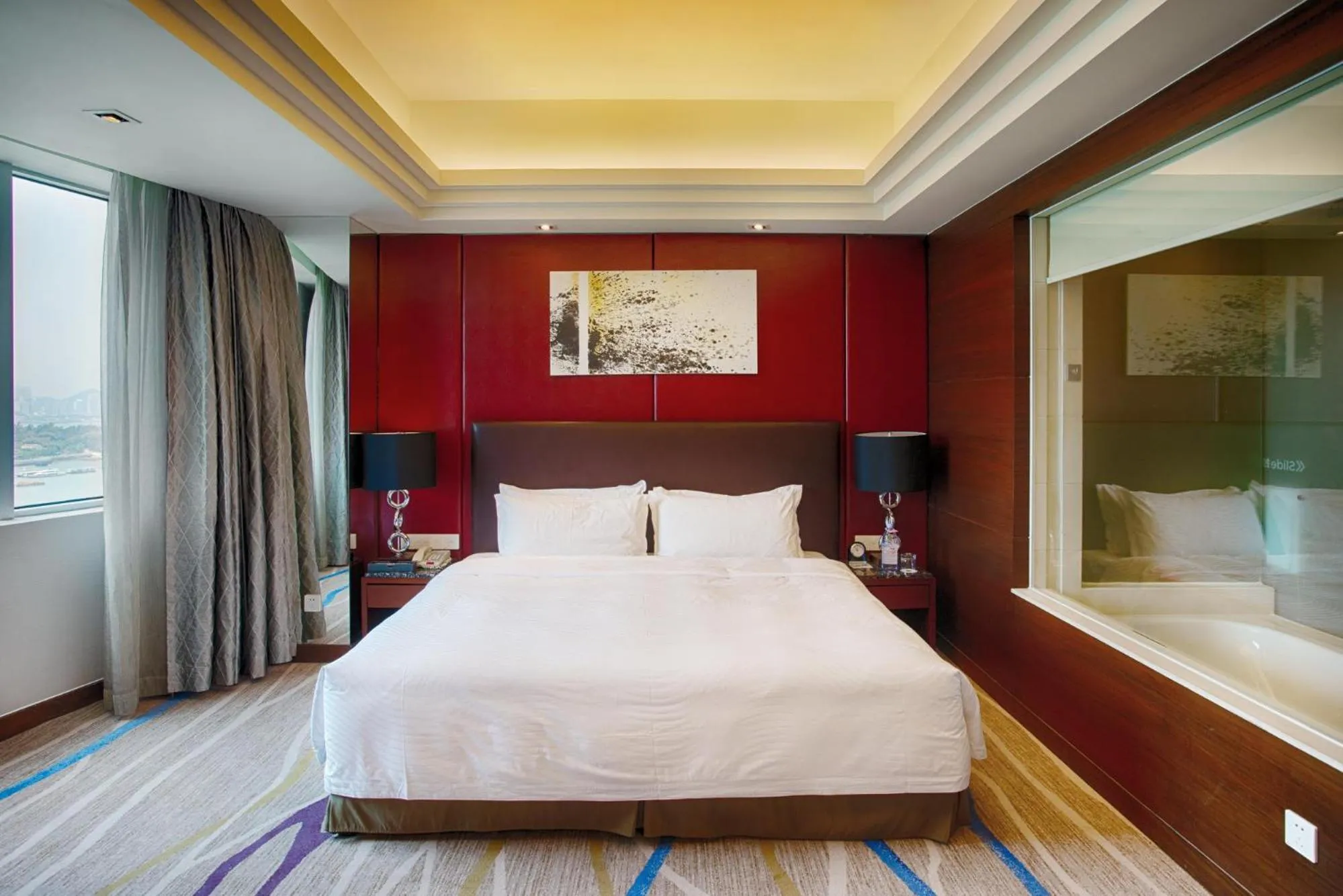 Bedroom, Bed in Swiss Grand Xiamen