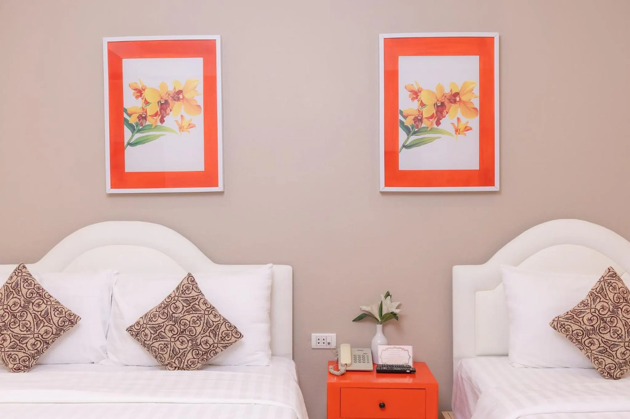 Bed in Rasa Boutique Hotel Chiang Rai