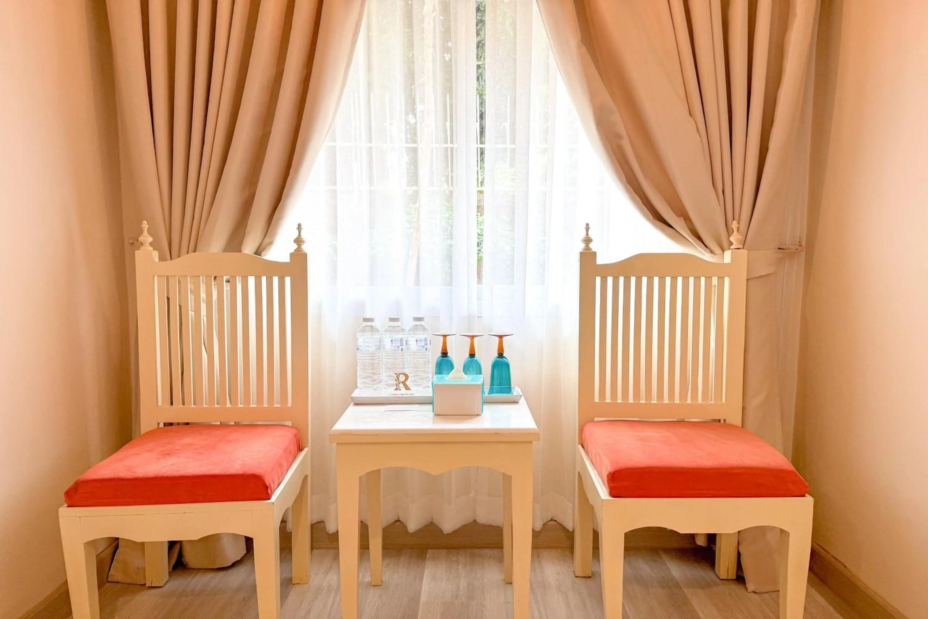 Seating area in Rasa Boutique Hotel Chiang Rai