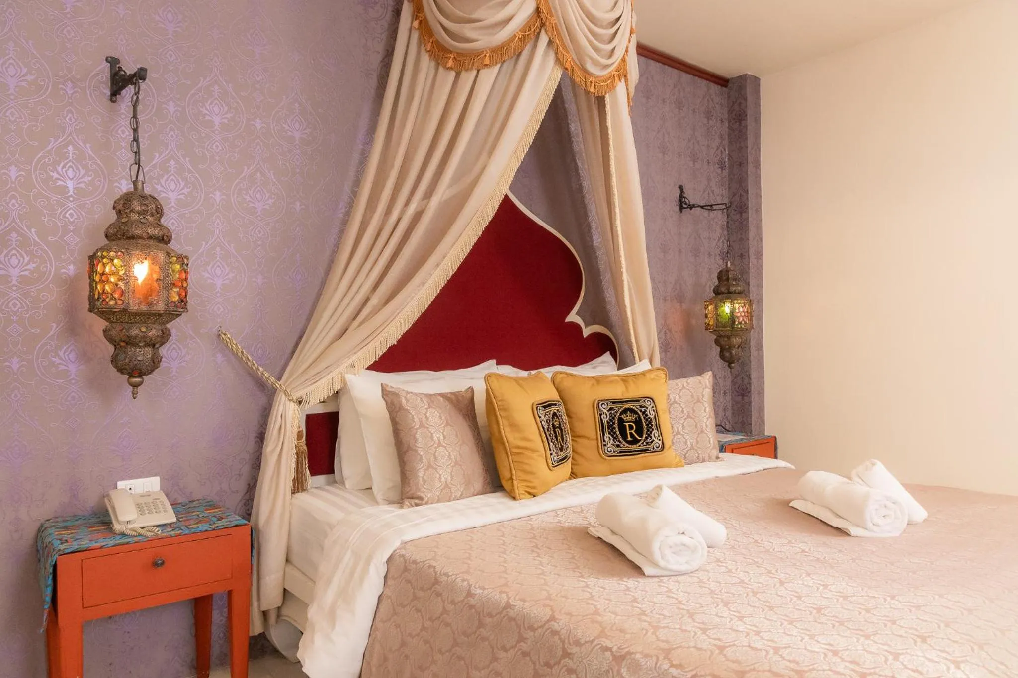 Bed in Rasa Boutique Hotel Chiang Rai