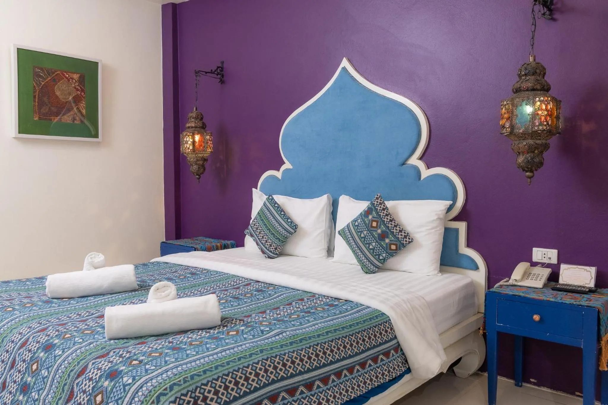 Bed in Rasa Boutique Hotel Chiang Rai