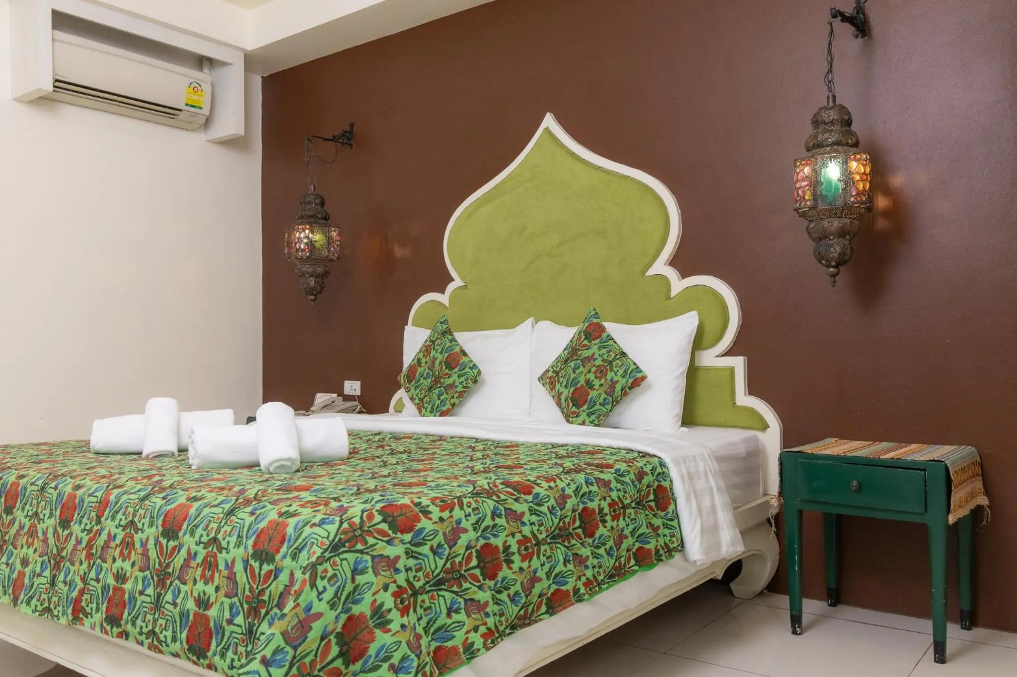 Bed in Rasa Boutique Hotel Chiang Rai