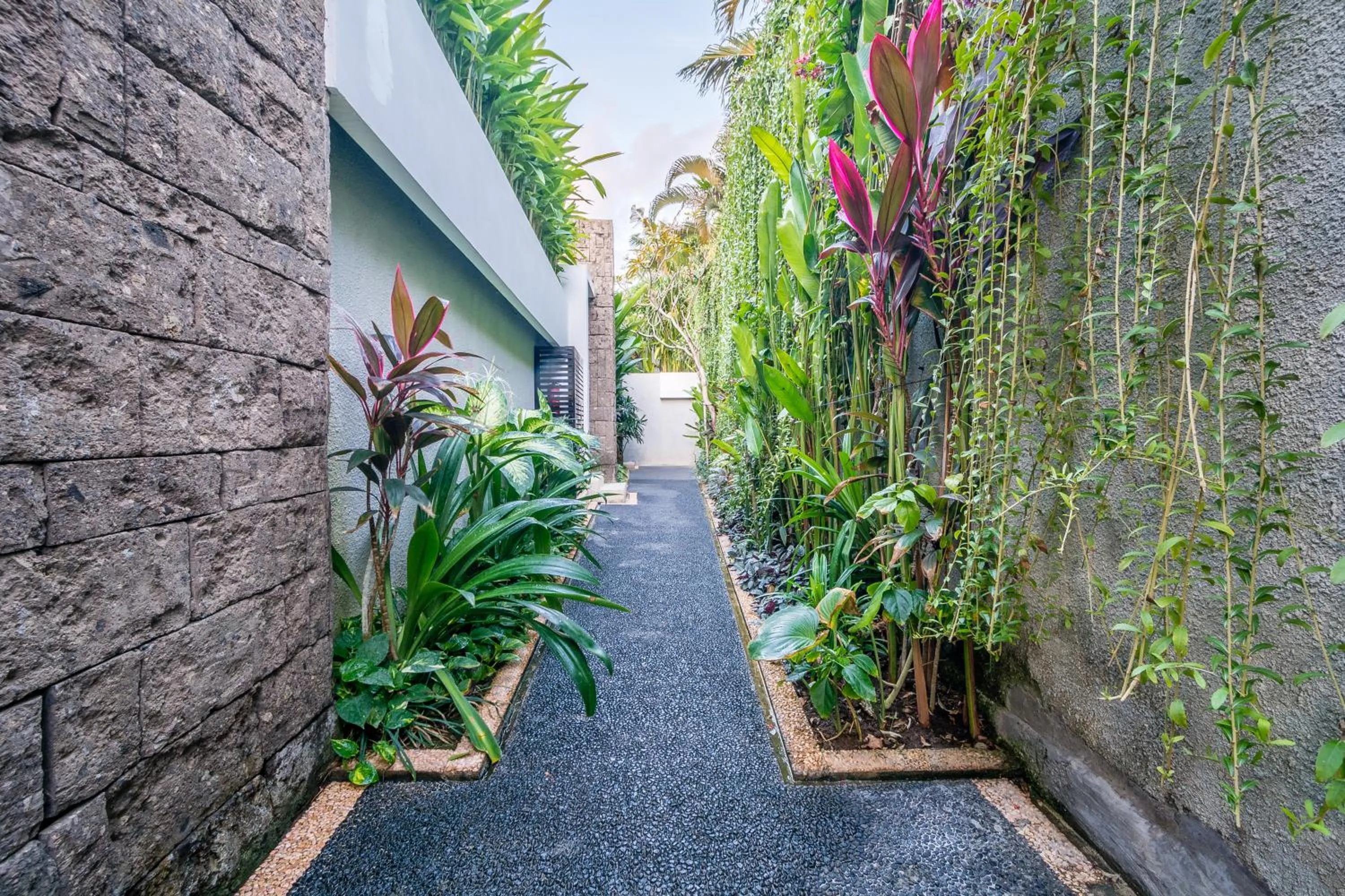 Garden in Samaja Beachside Villas