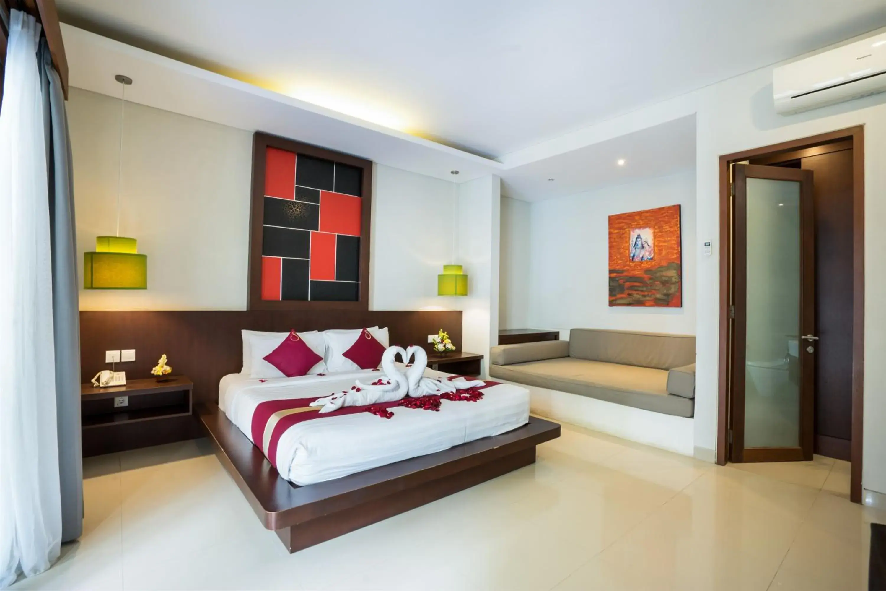 Bedroom, Bed in Samaja Beachside Villas Bedroom, Bed in Samaja Beachside Villas