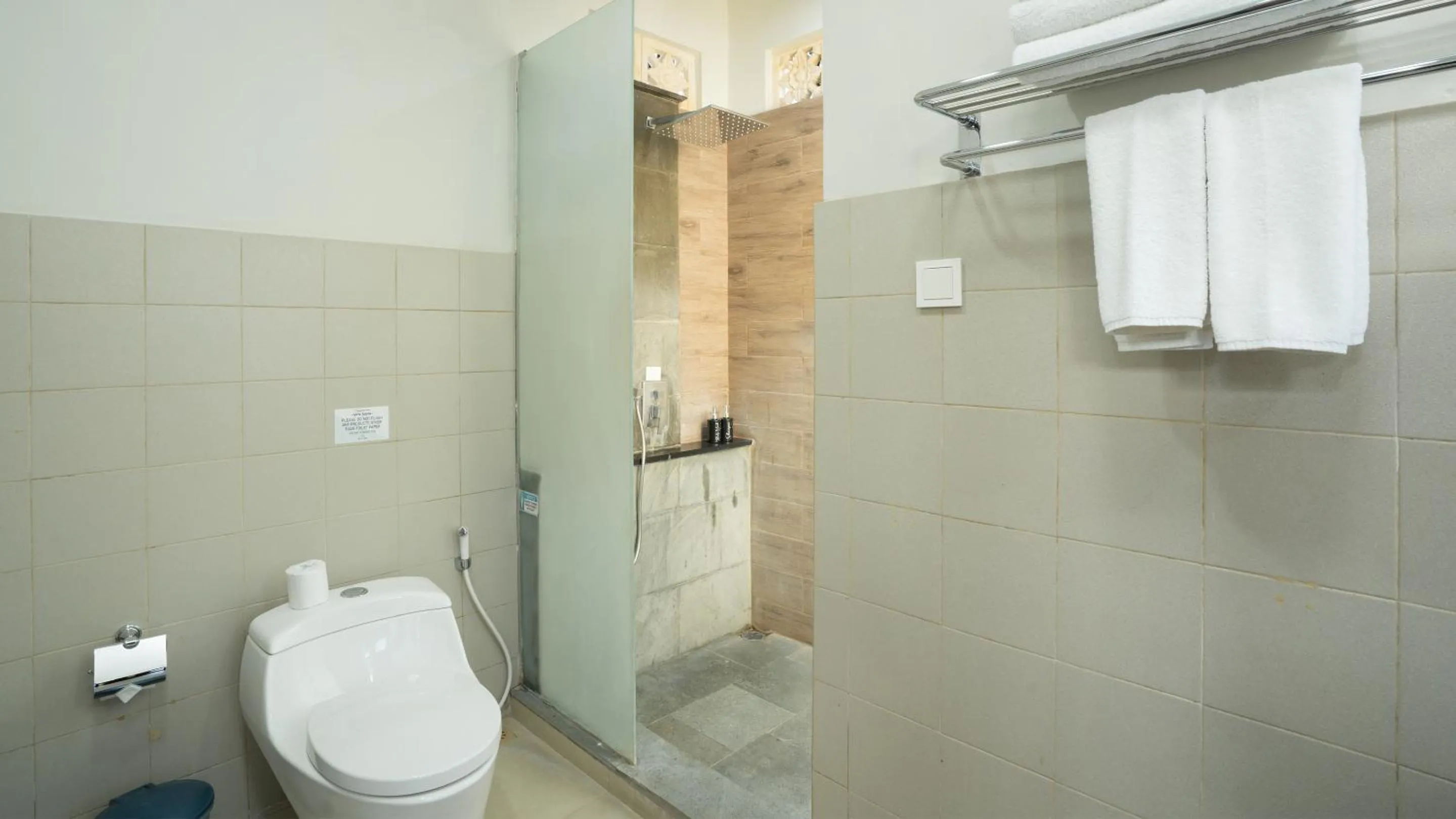 Shower in Samaja Beachside Villas