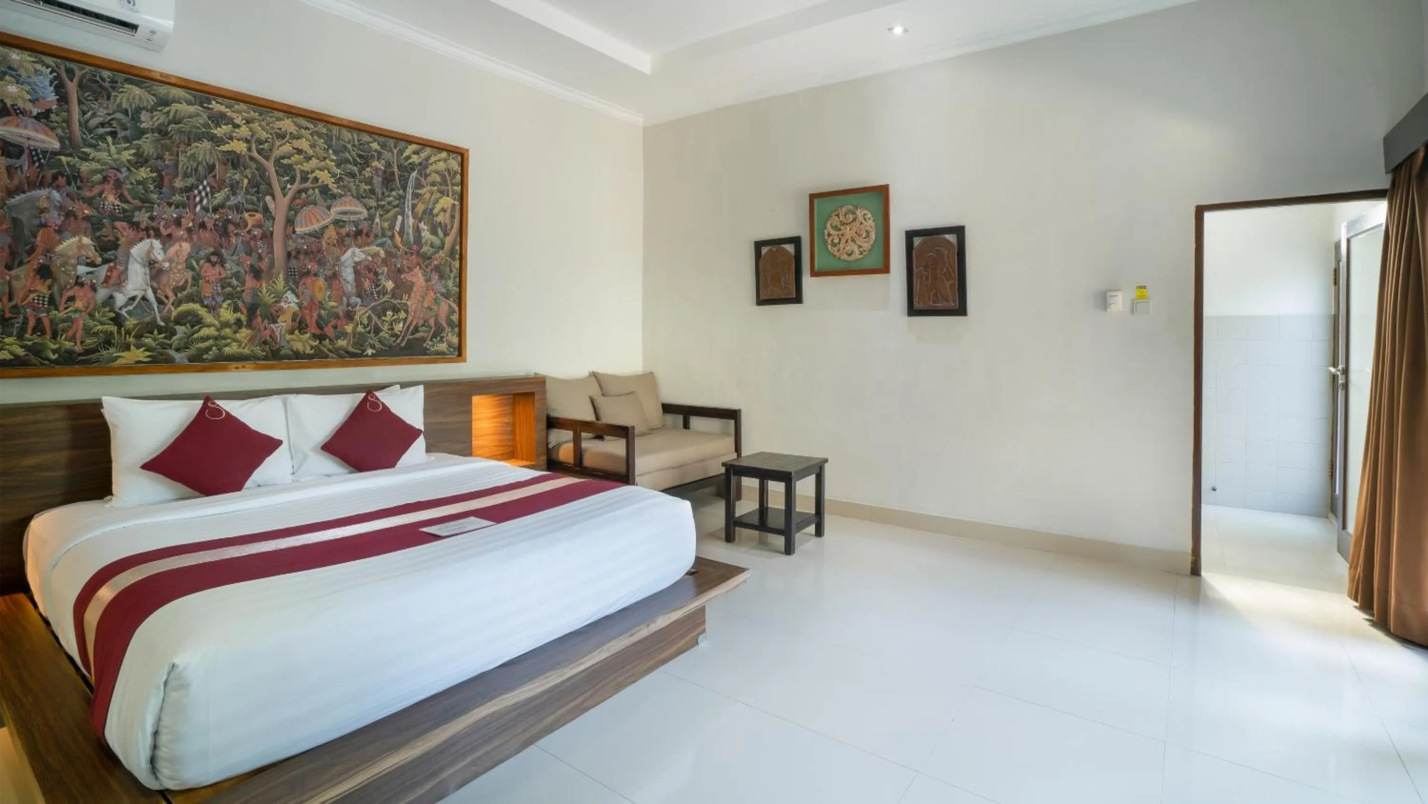 Bed in Samaja Beachside Villas