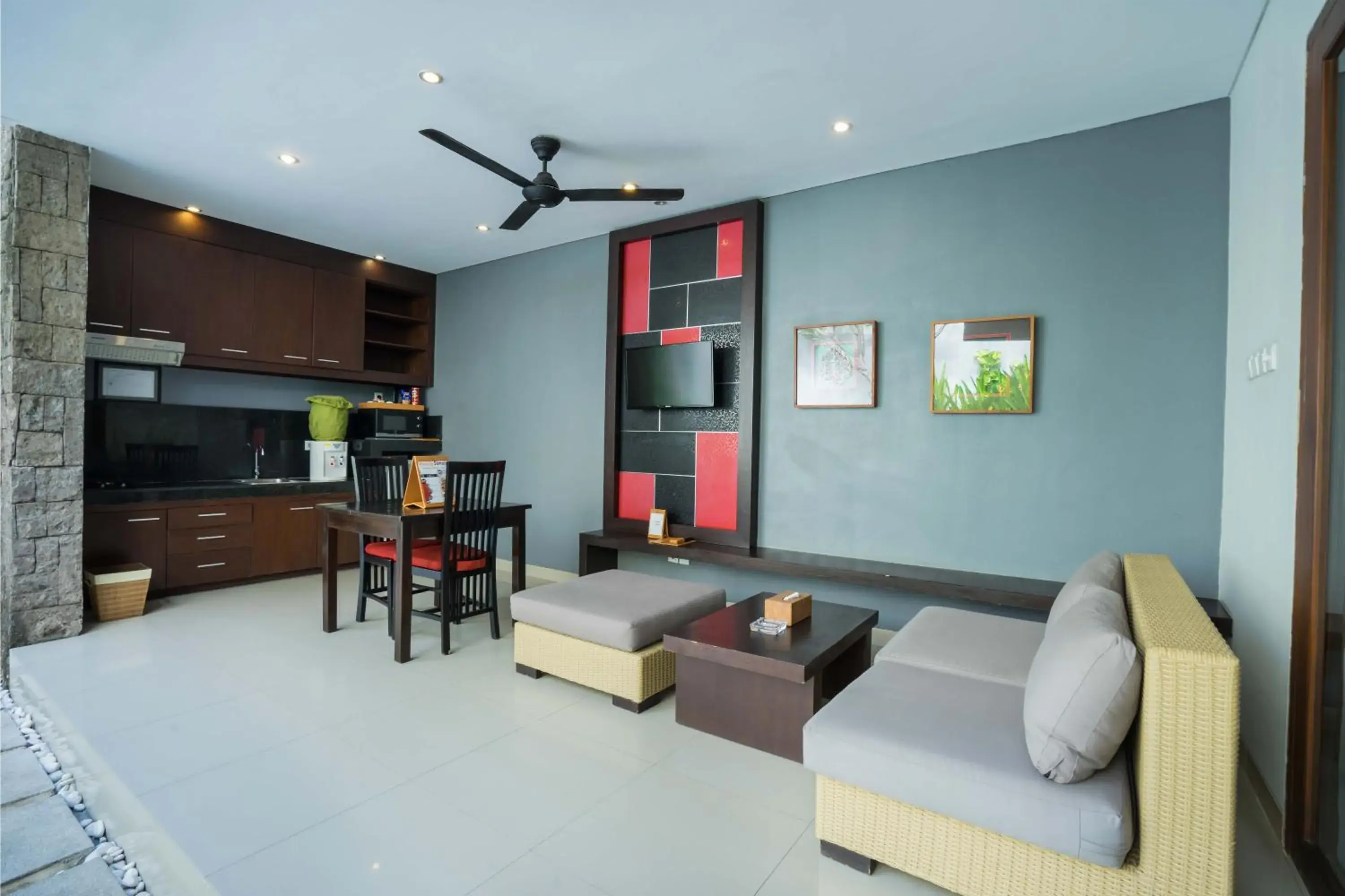 Living room in Samaja Beachside Villas Living room in Samaja Beachside Villas