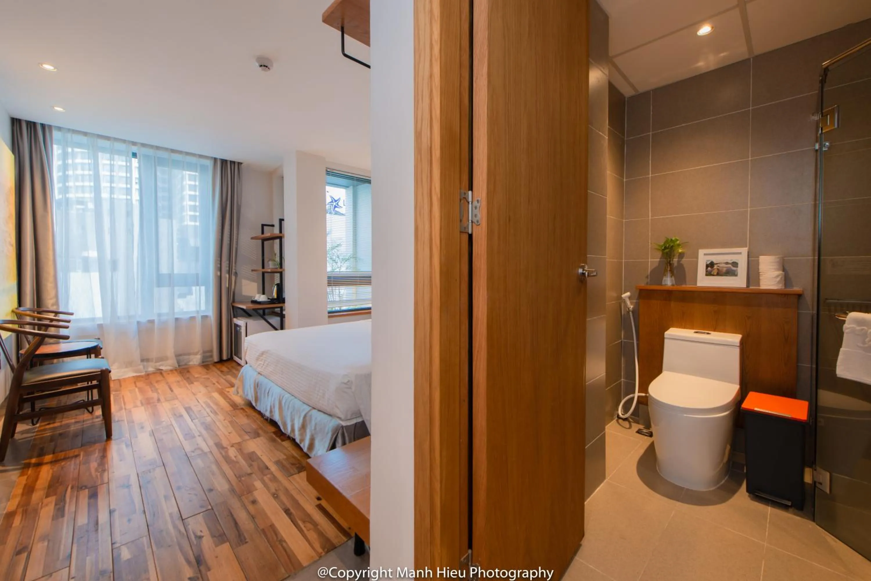 Bathroom, Bed in Mojzo Inn Boutique Hotel