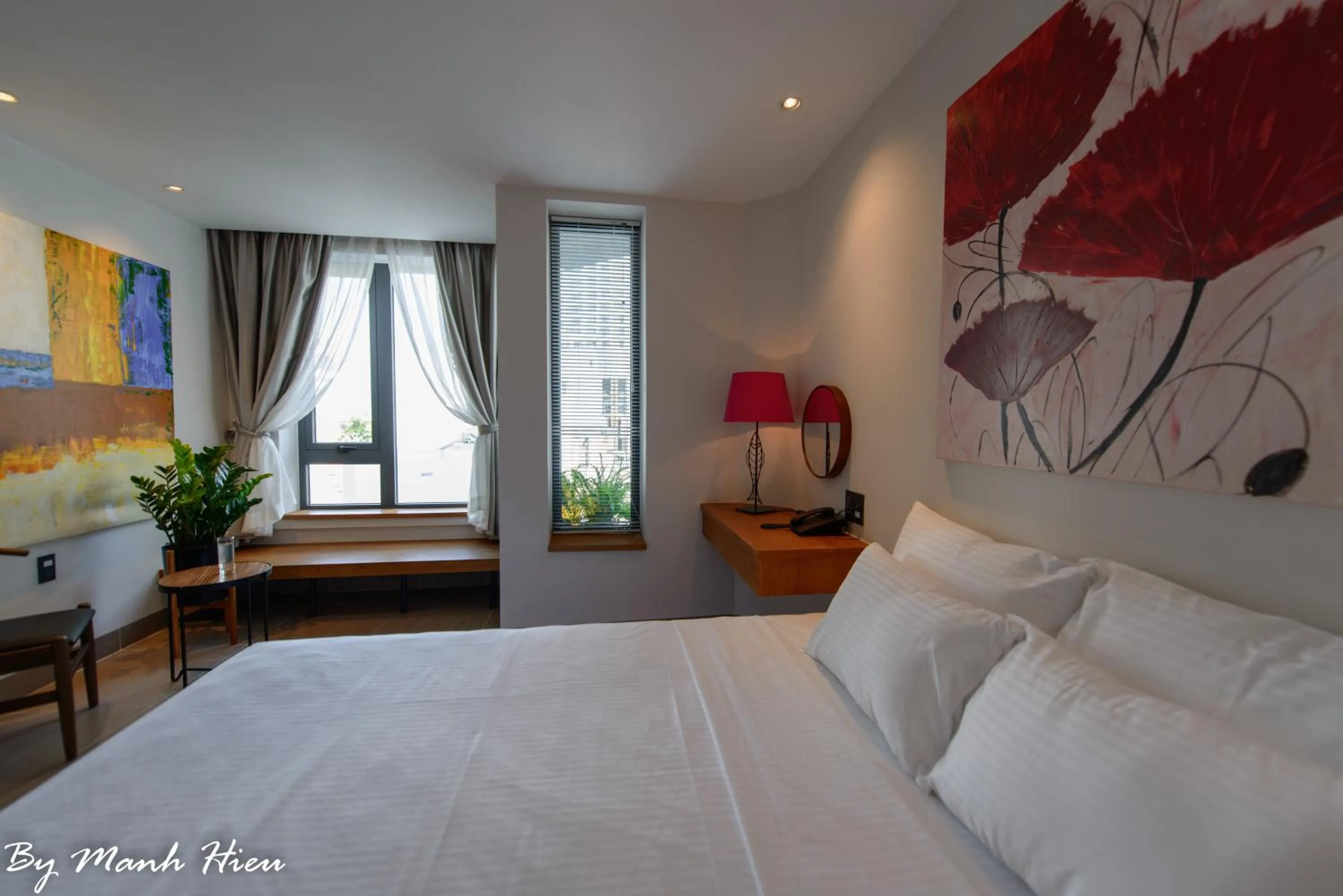 City view, Bed in Mojzo Inn Boutique Hotel