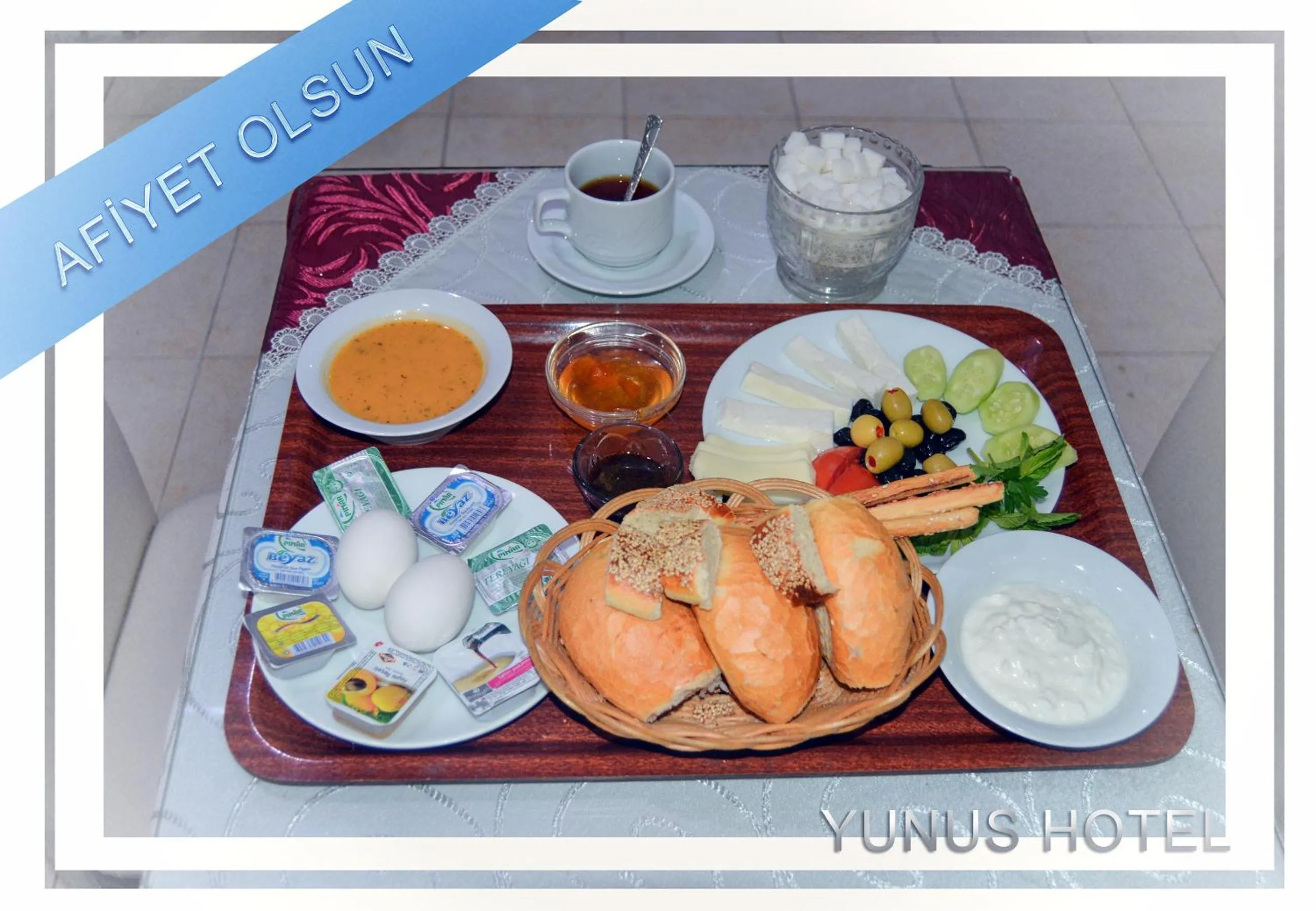 Food in Yunus Hotel