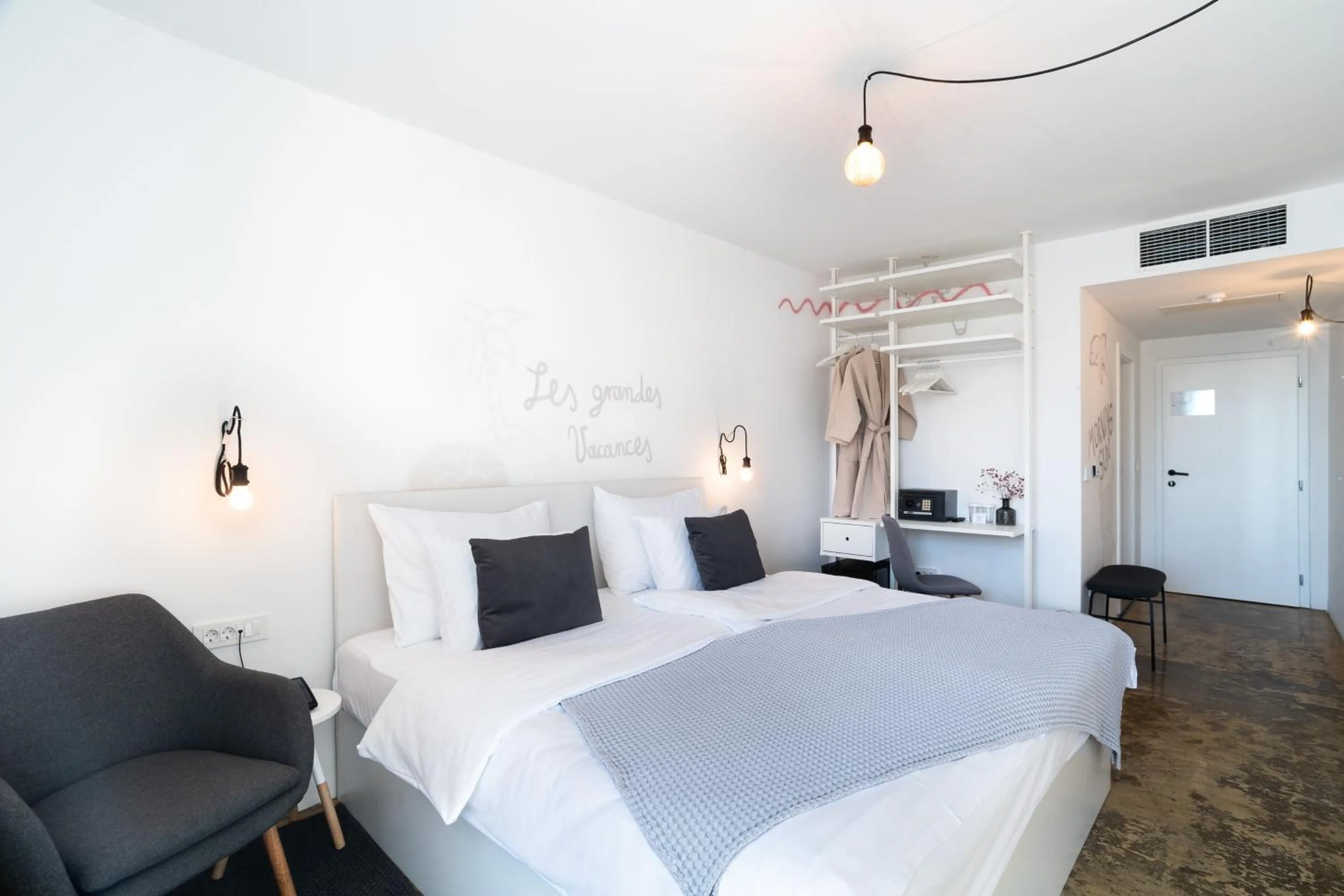 Bed in Art Hotel Tartini